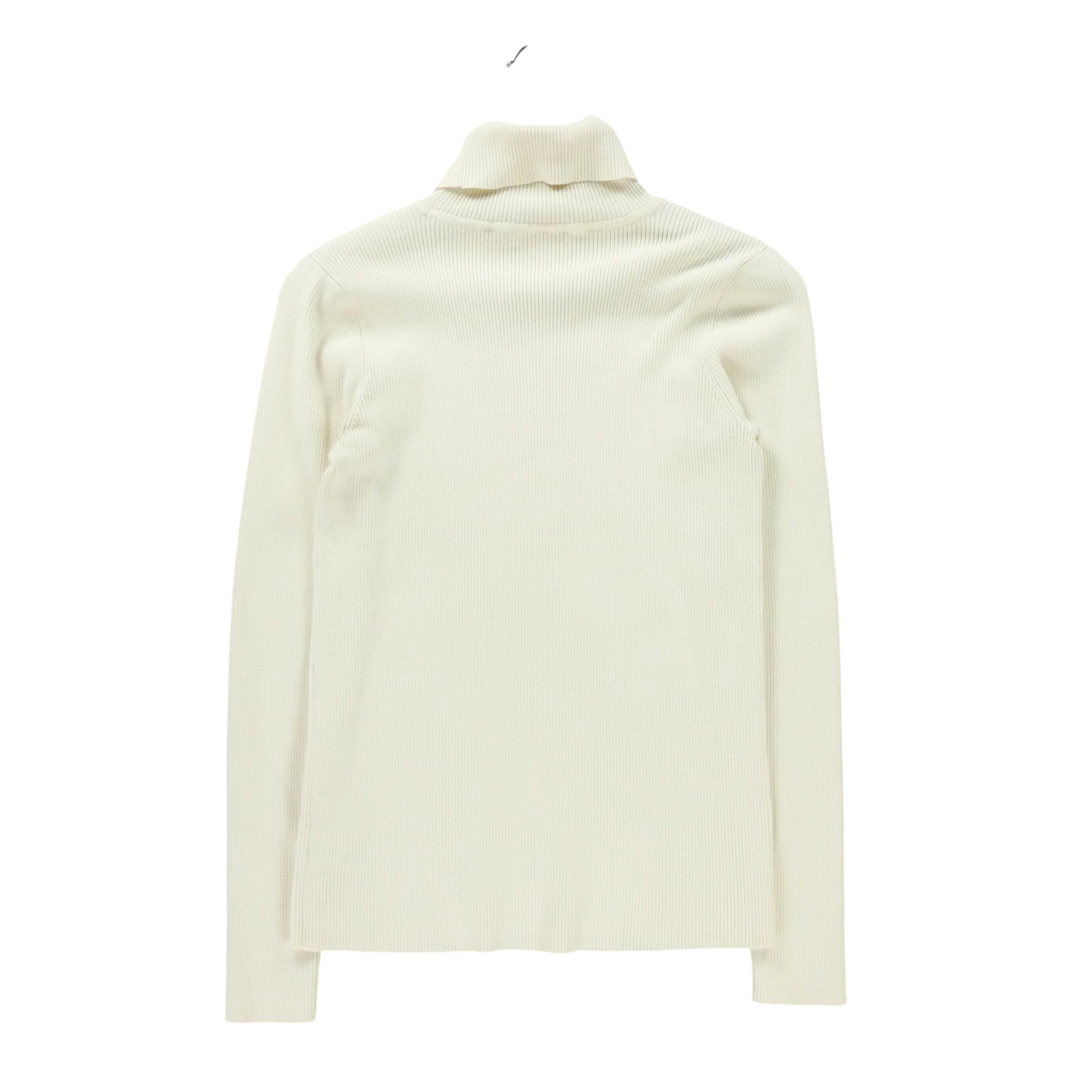 Pull Femme  col roulé Blanc 2
