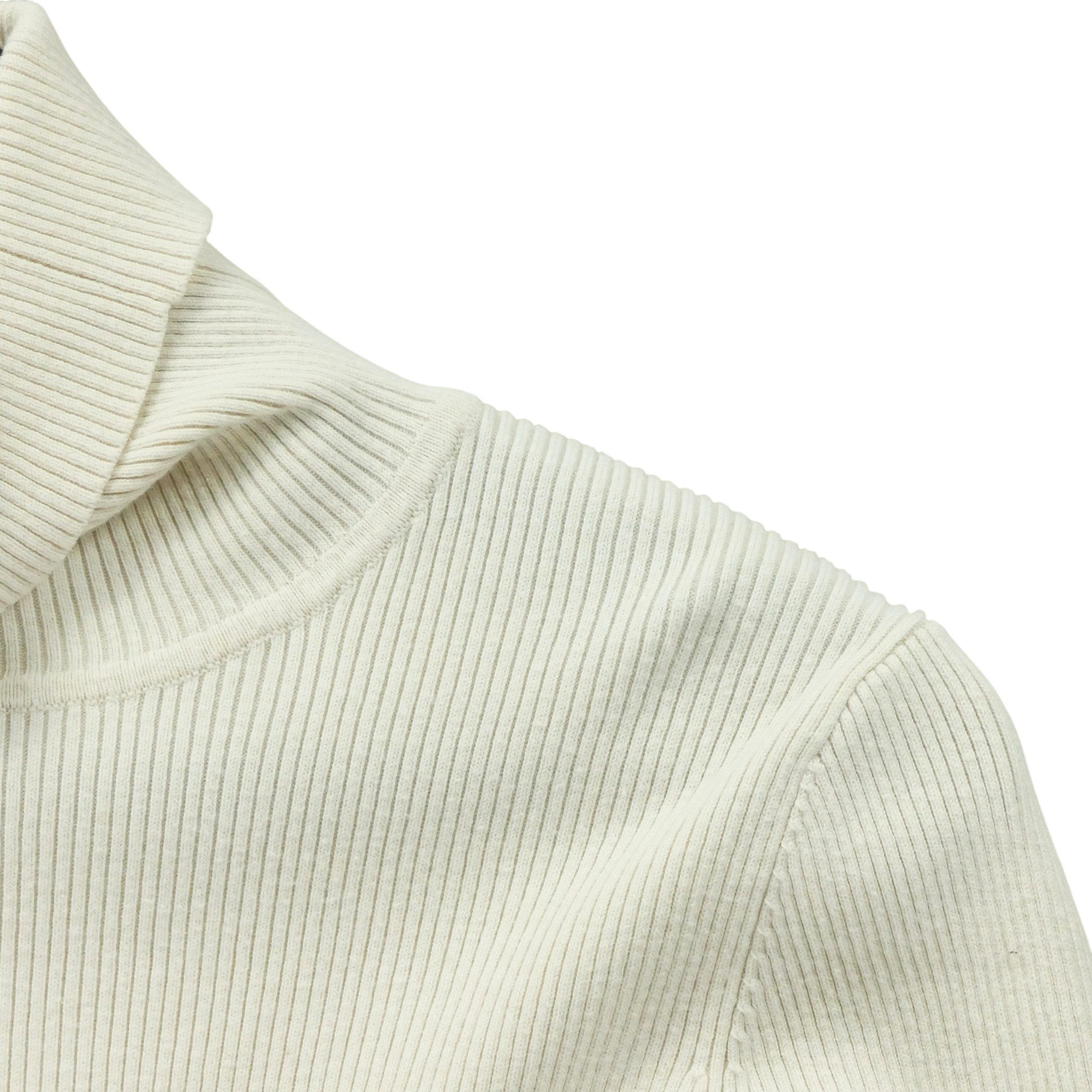 Pull Femme  col roulé Blanc 4