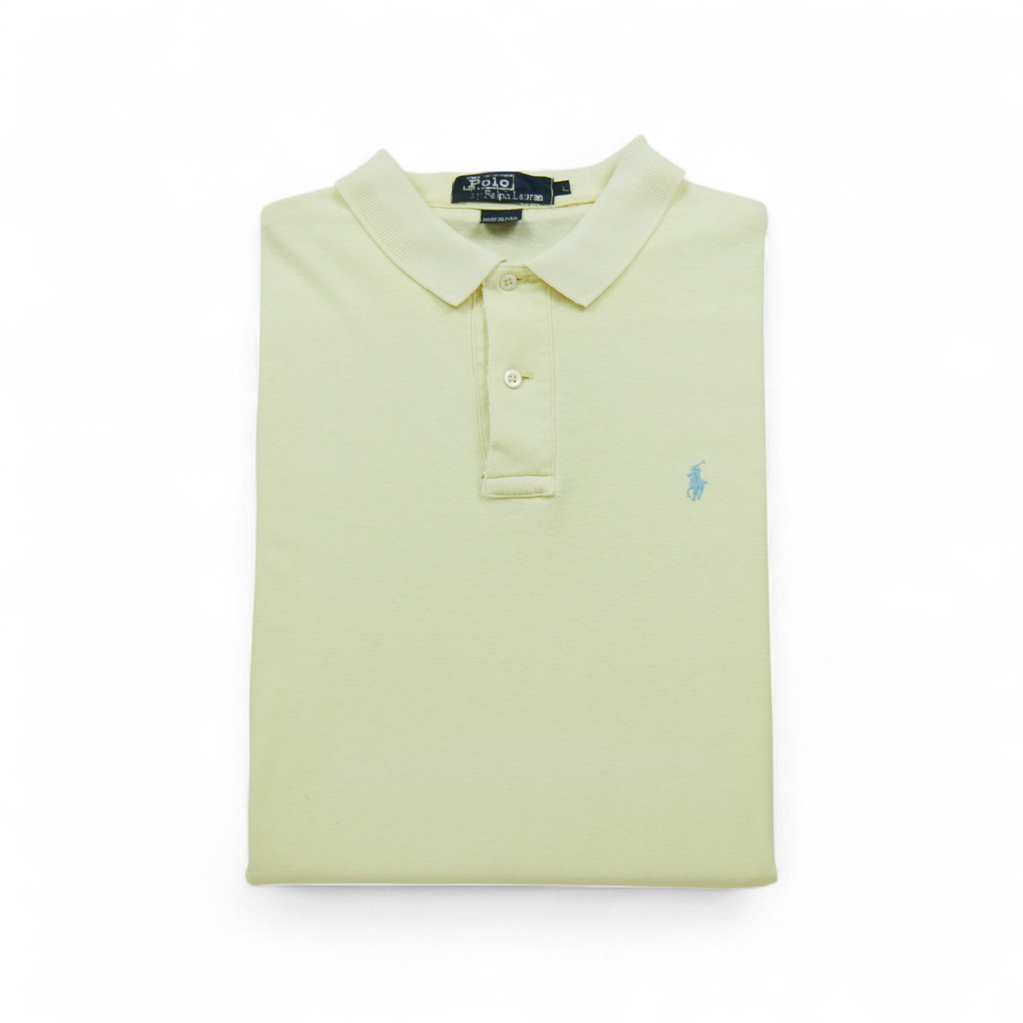 Polo manches courtes Homme Jaune - État correct