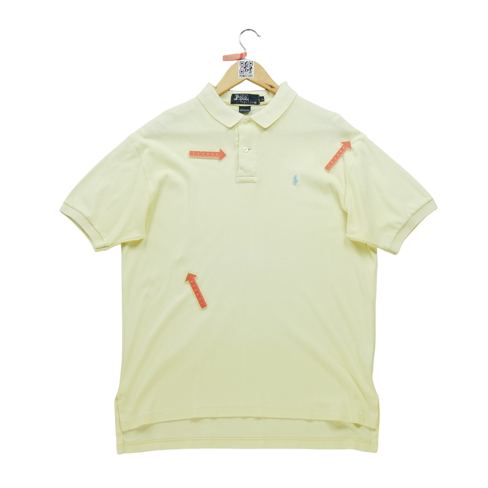 Polo manches courtes Homme  Jaune 5