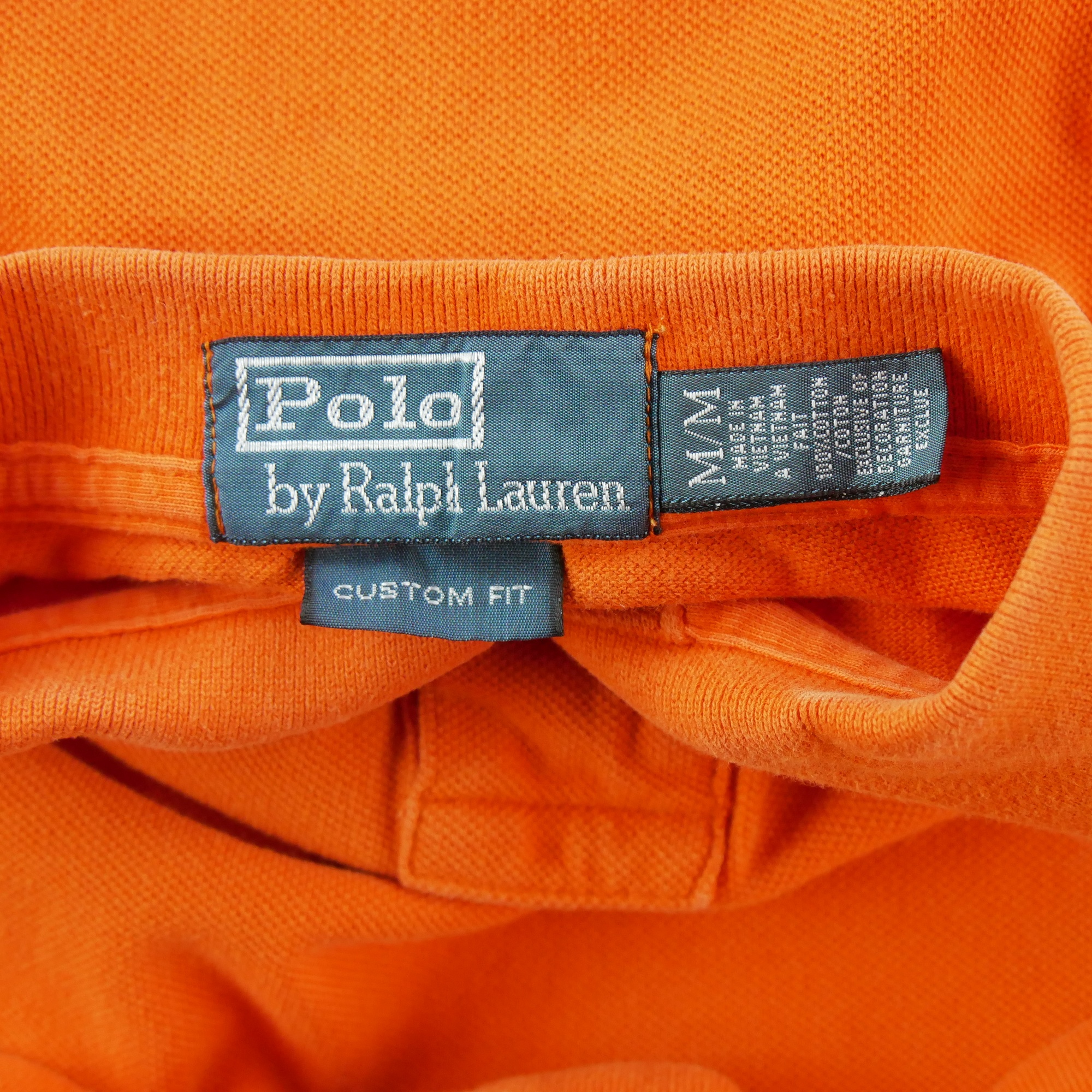 Polo manches courtes Homme  Orange 5