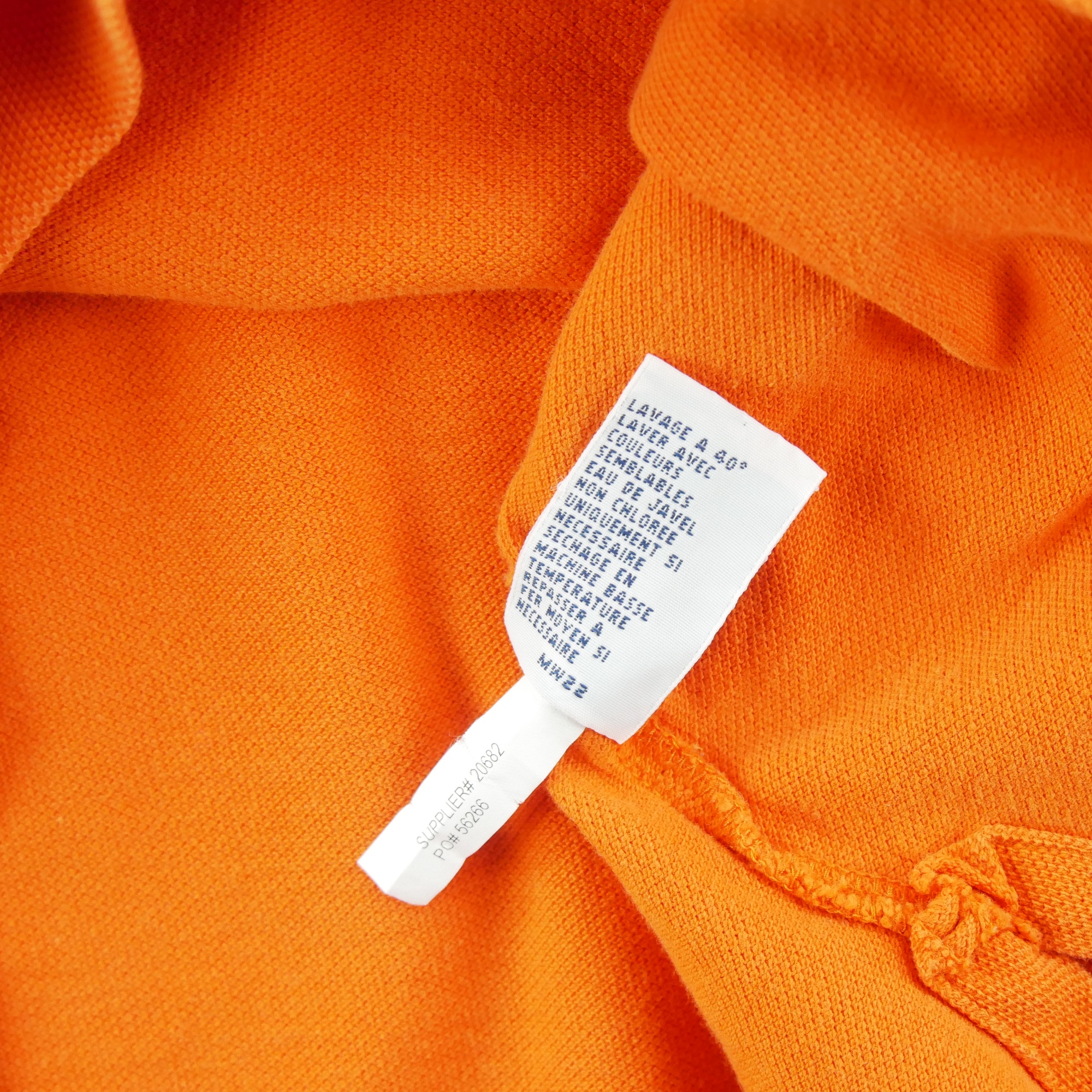 Polo manches courtes Homme  Orange 6