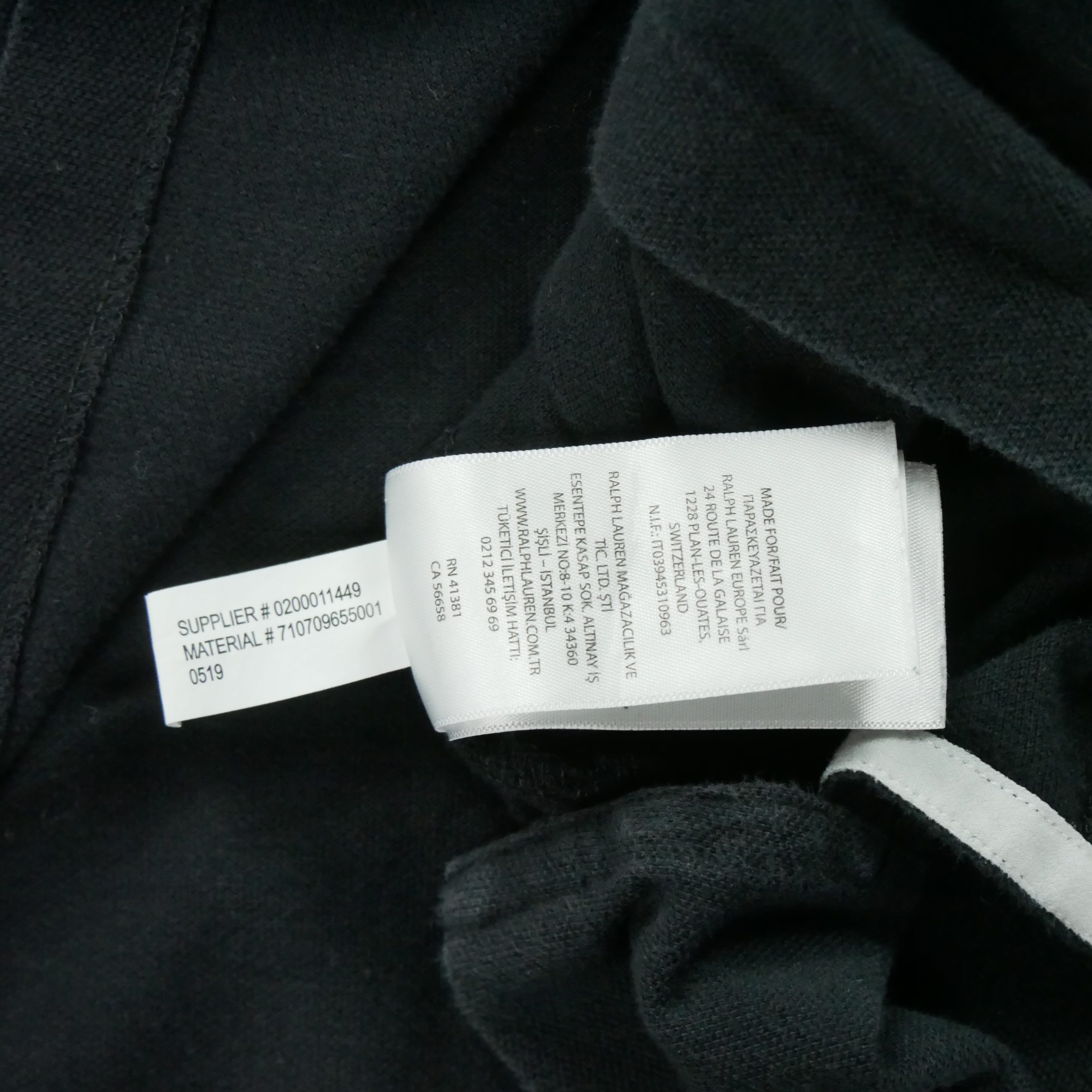 Polo manches courtes Homme  Noir 9