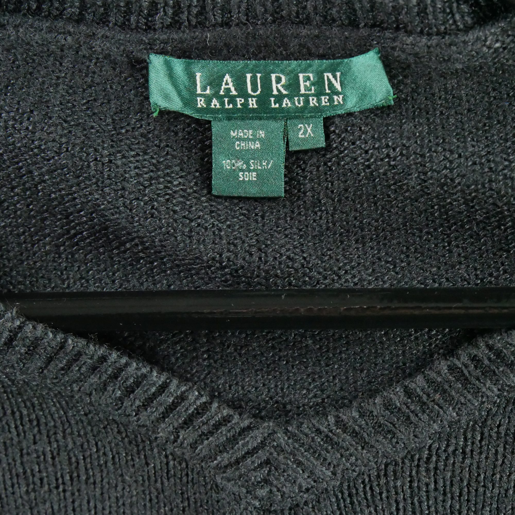Pull Femme  en soie Noir 4