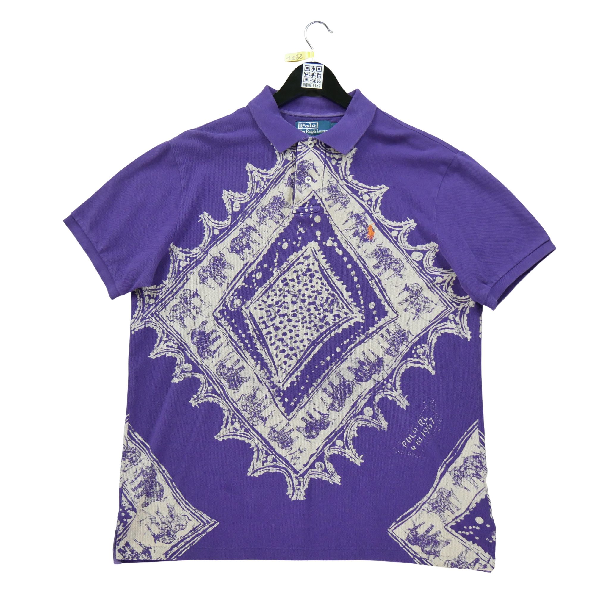 Polo manches courtes Homme  Violet 3