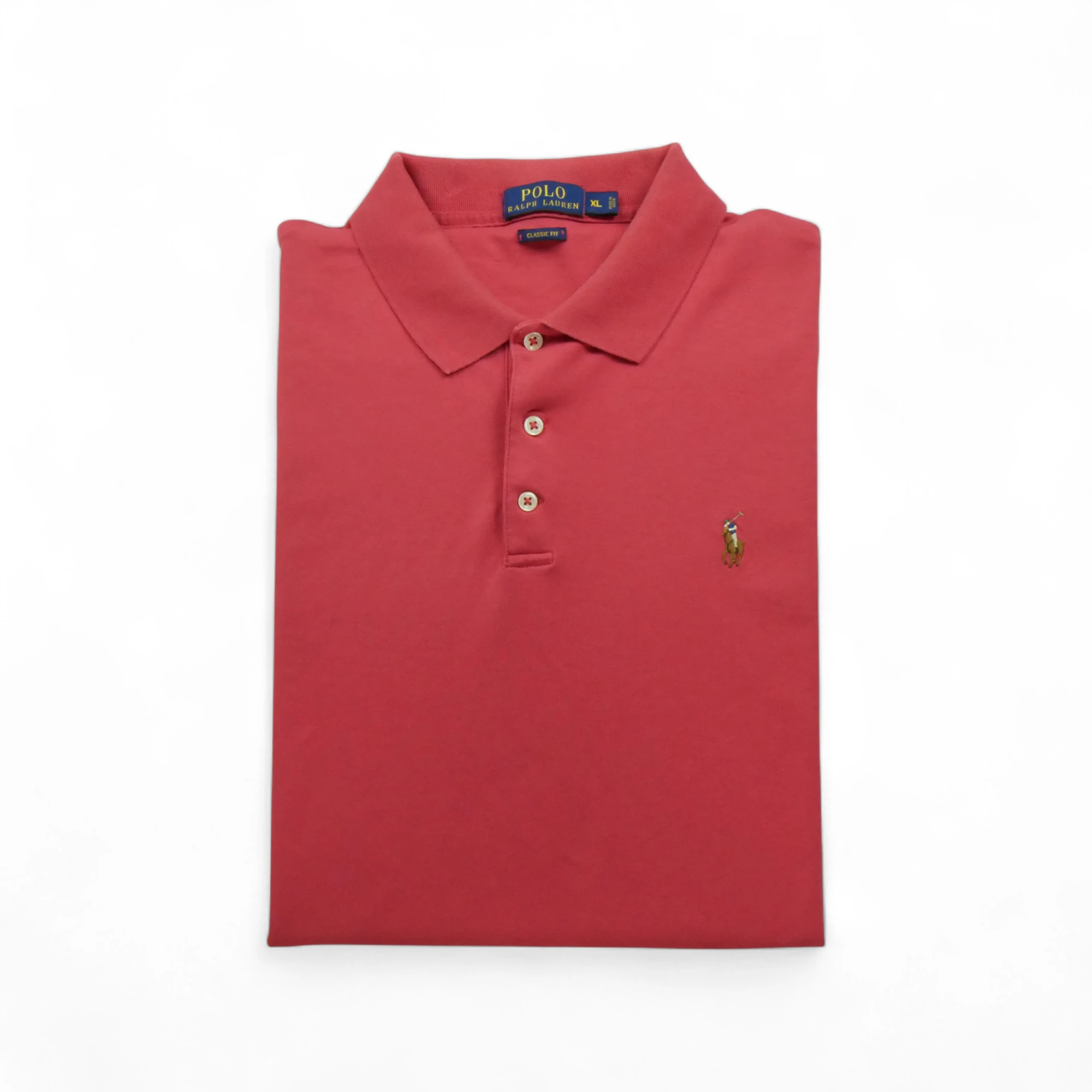 Polo manches courtes Homme  Rouge - Bon état
