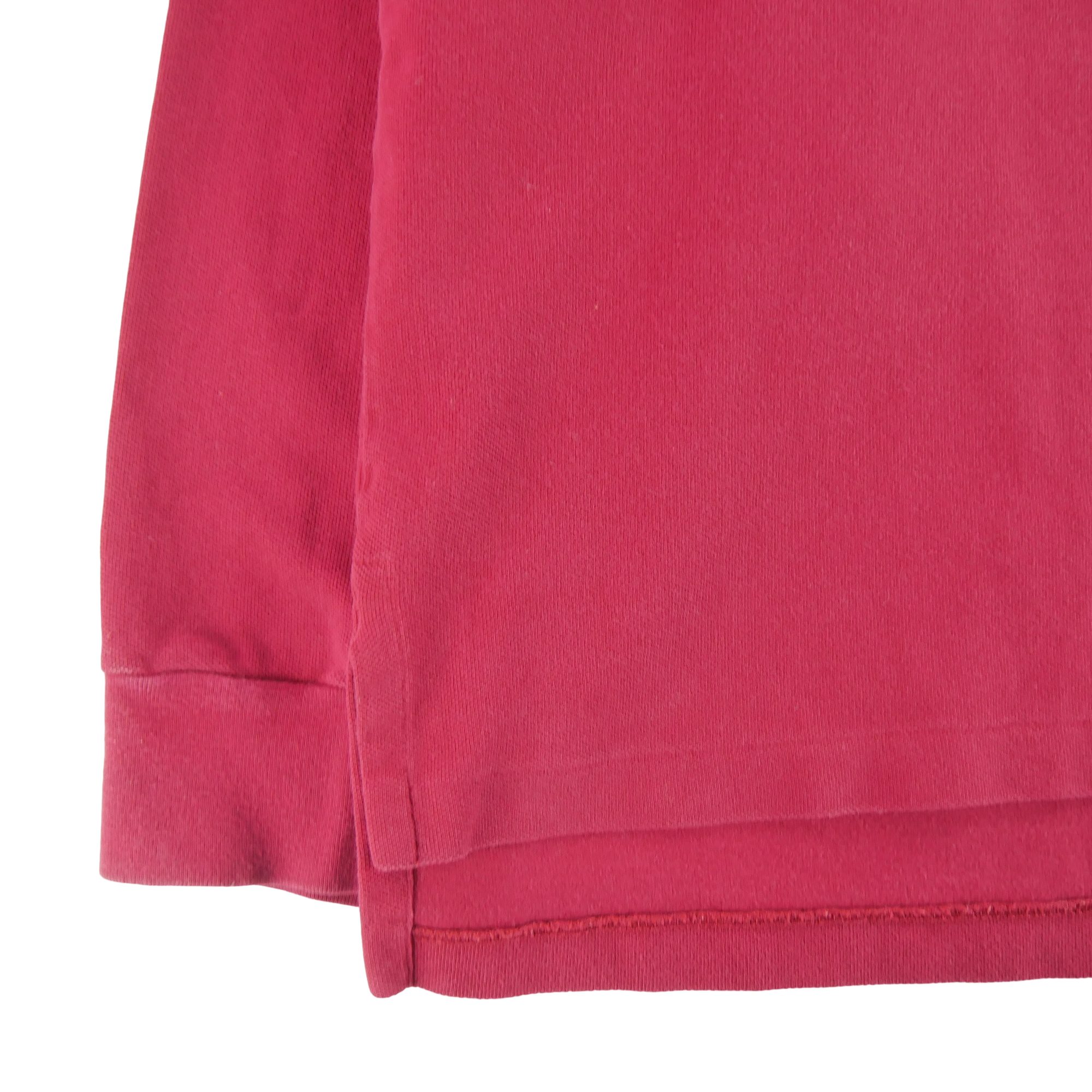 Polo manches longues Homme  Rouge 3