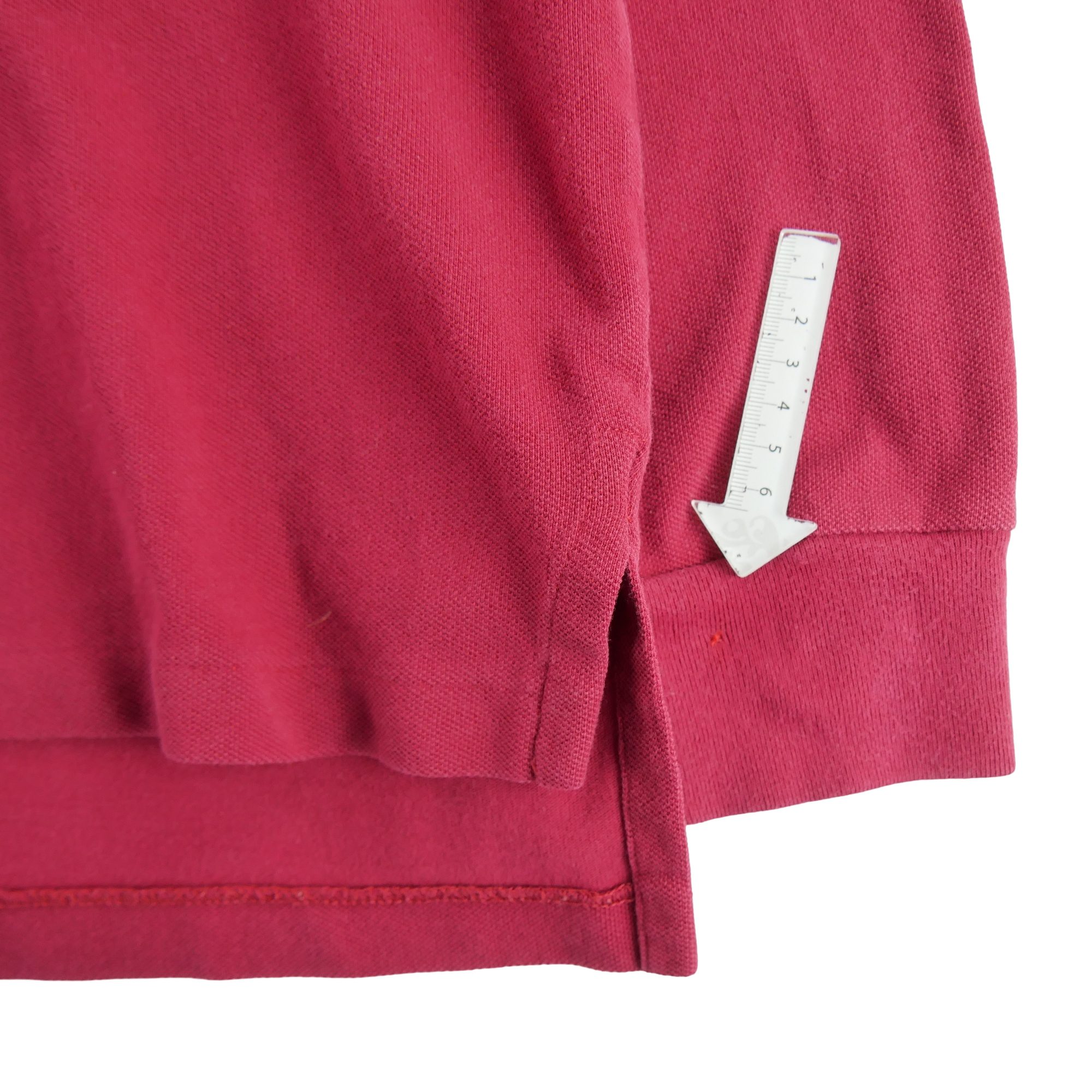 Polo manches longues Homme  Rouge 6