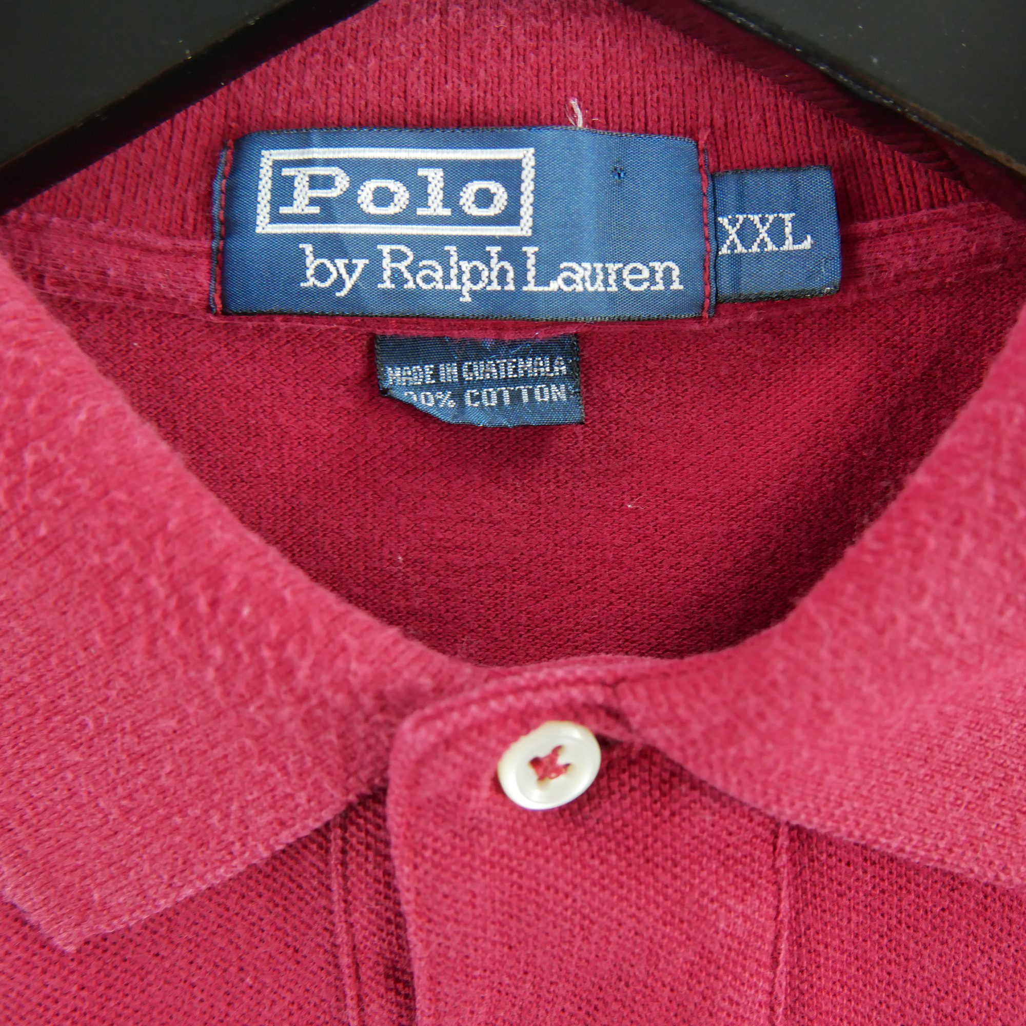Polo manches longues Homme  Rouge 7