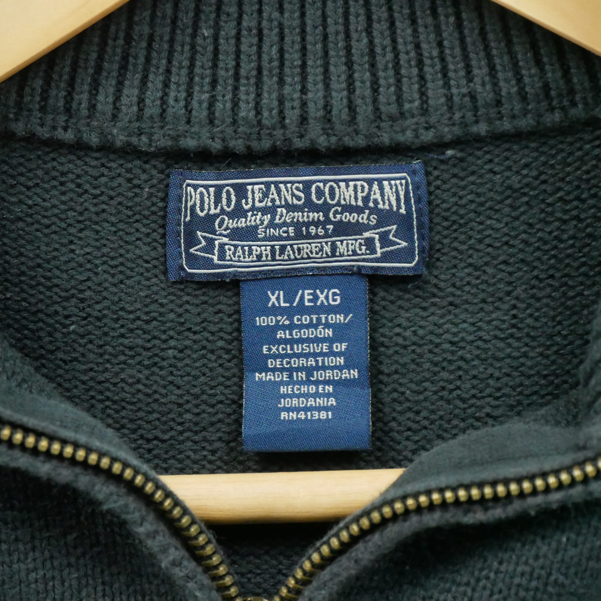 Pull Homme  Flag demi-zippé Noir 7