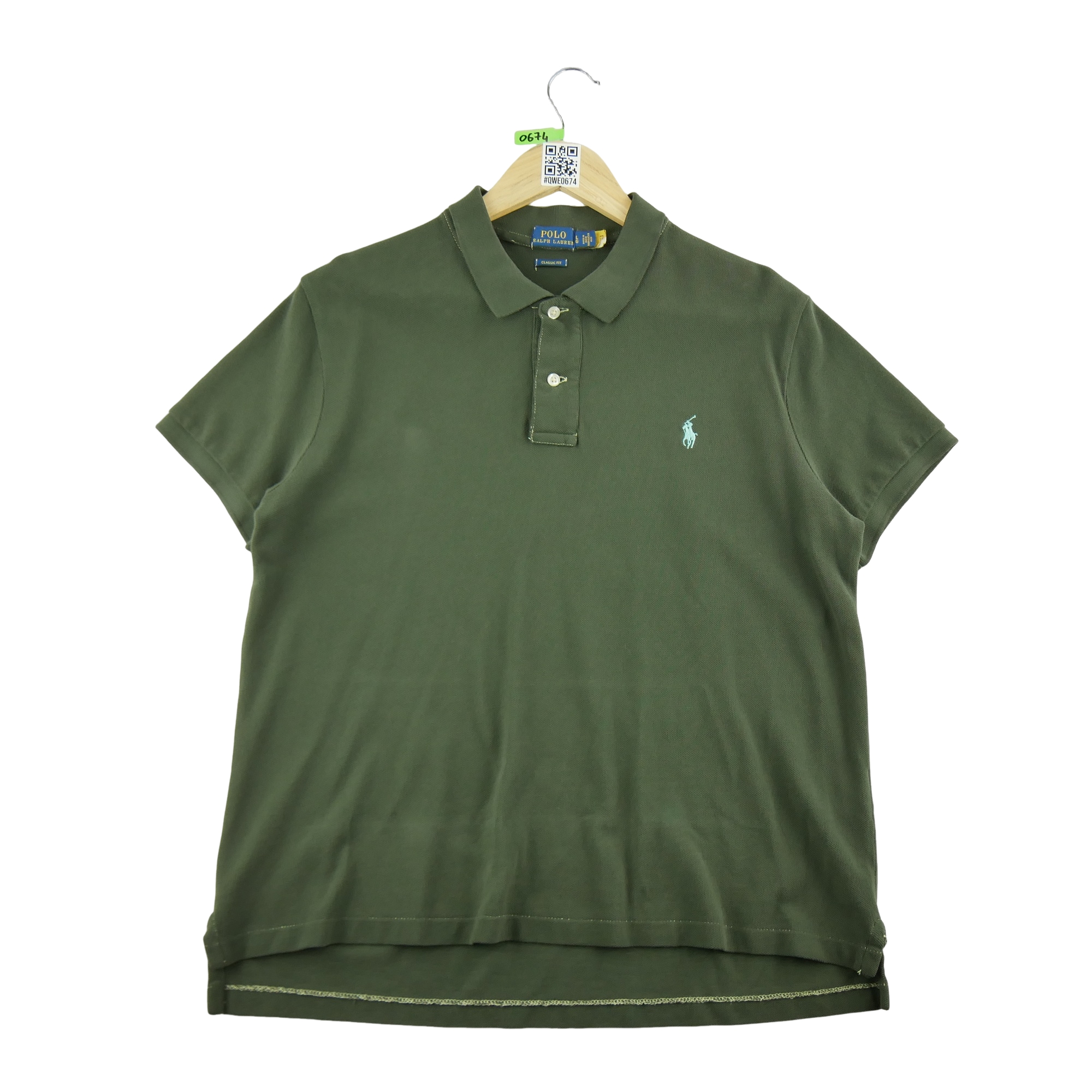 Polo manches courtes Homme  Kaki 2