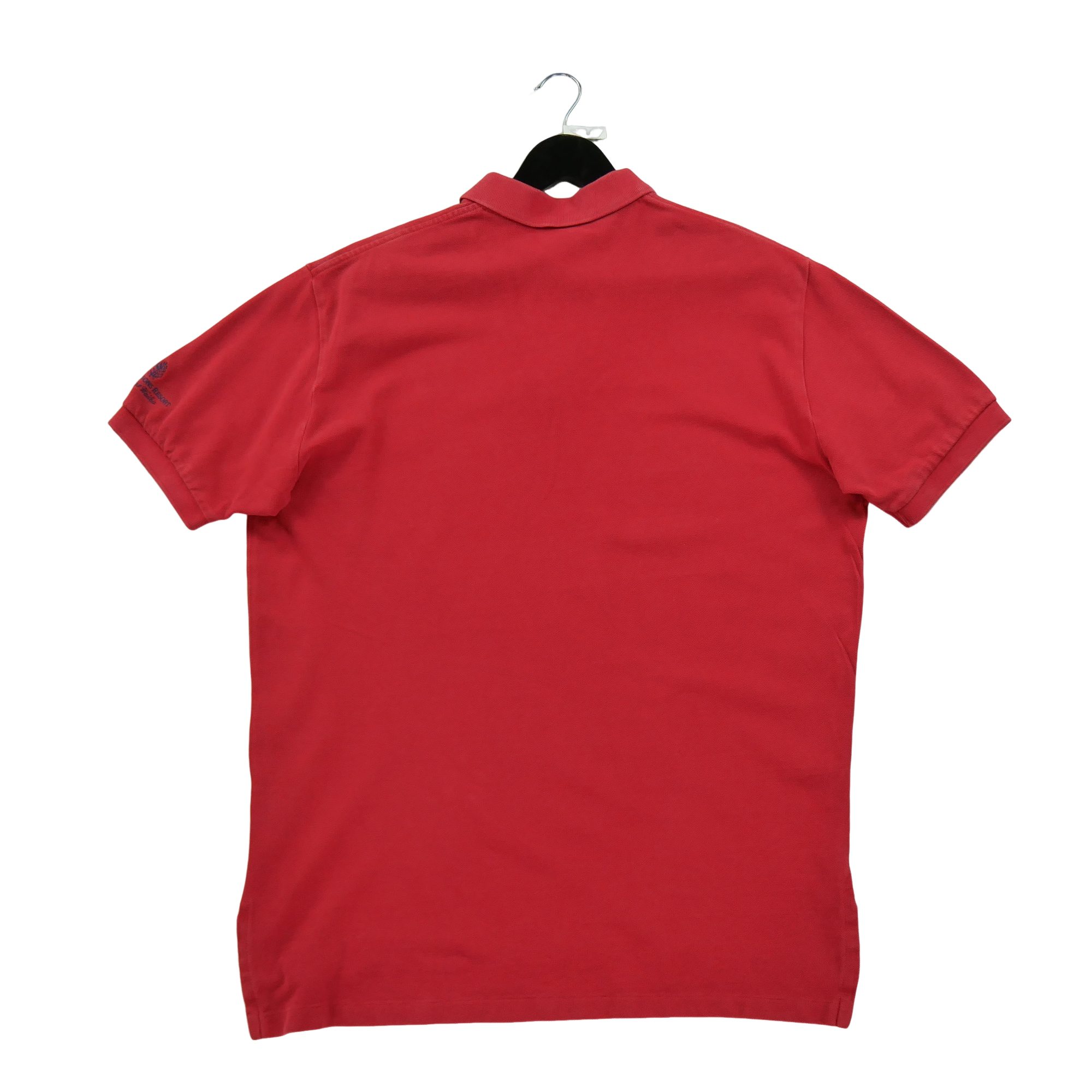 Polo manches courtes Homme  Rouge 3