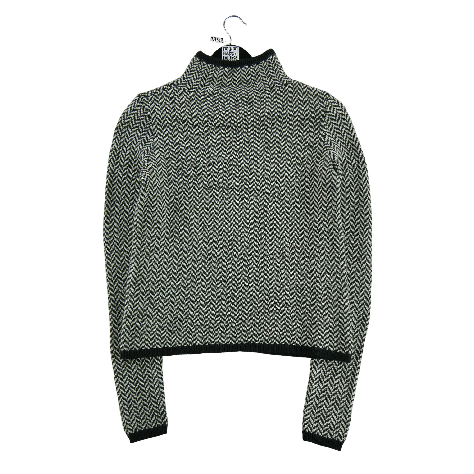 Pull Femme  en laine Noir 1