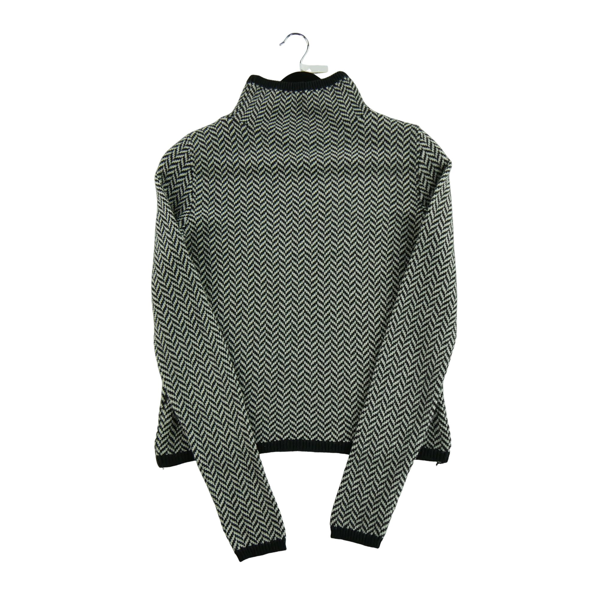 Pull Femme  en laine Noir 2