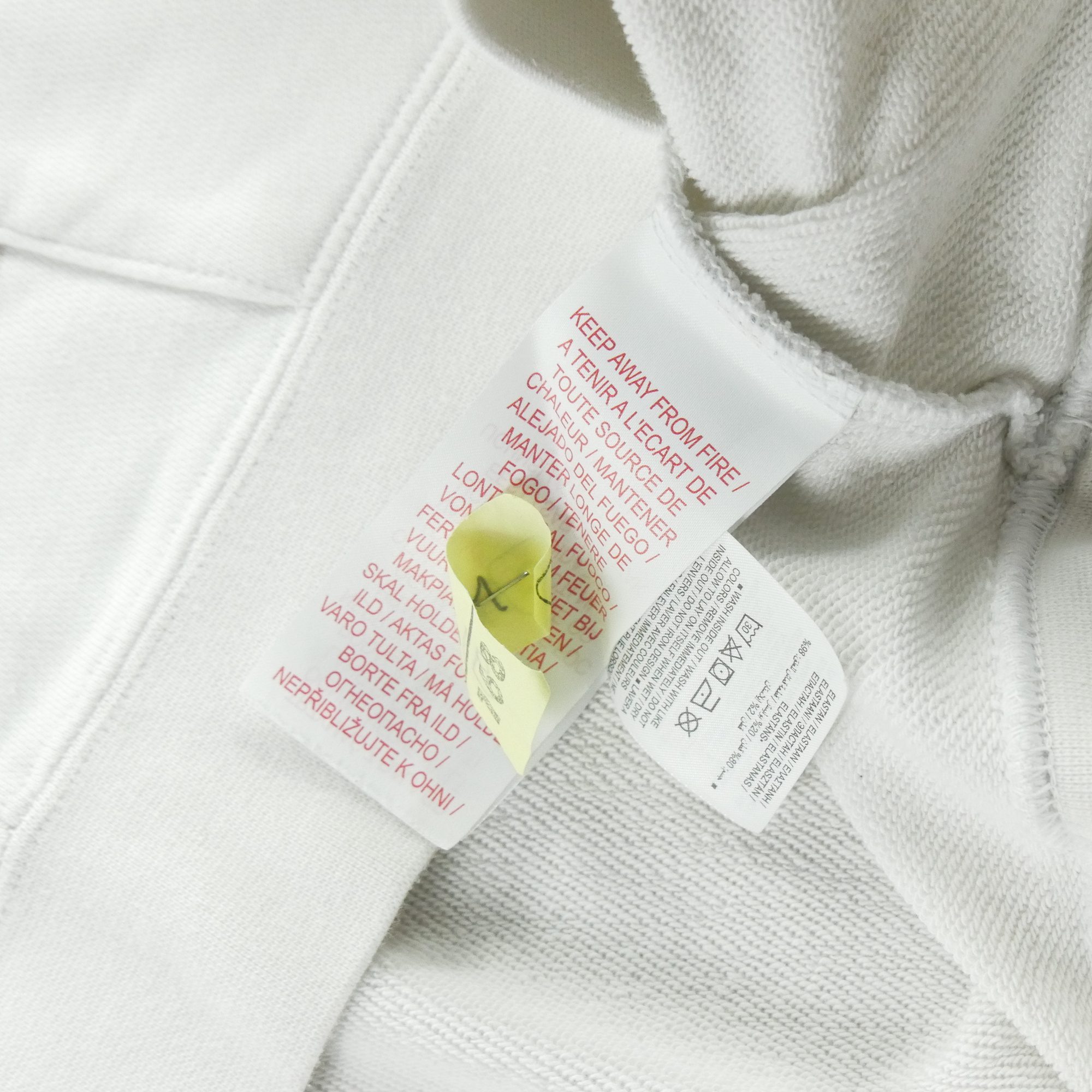 Sweat à capuche Homme  Blanc 6