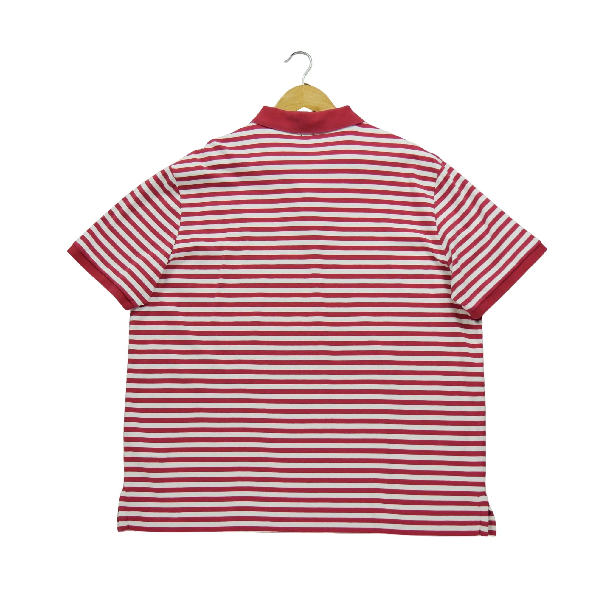Polo manches courtes Homme  Rouge 3