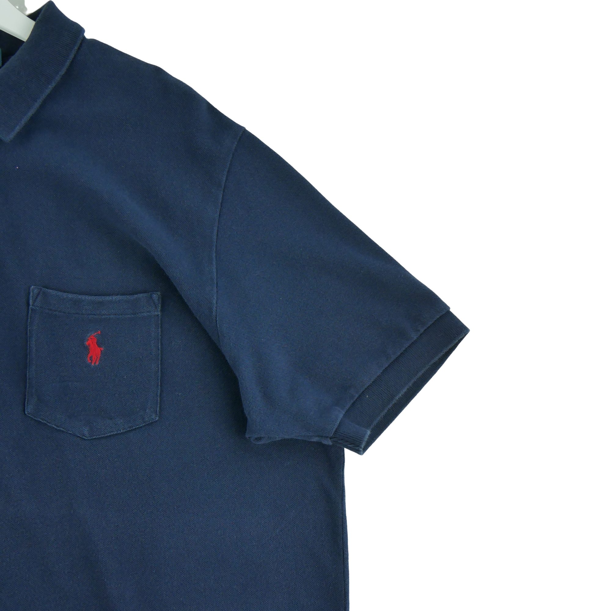 Polo manches courtes Homme  Marine 4