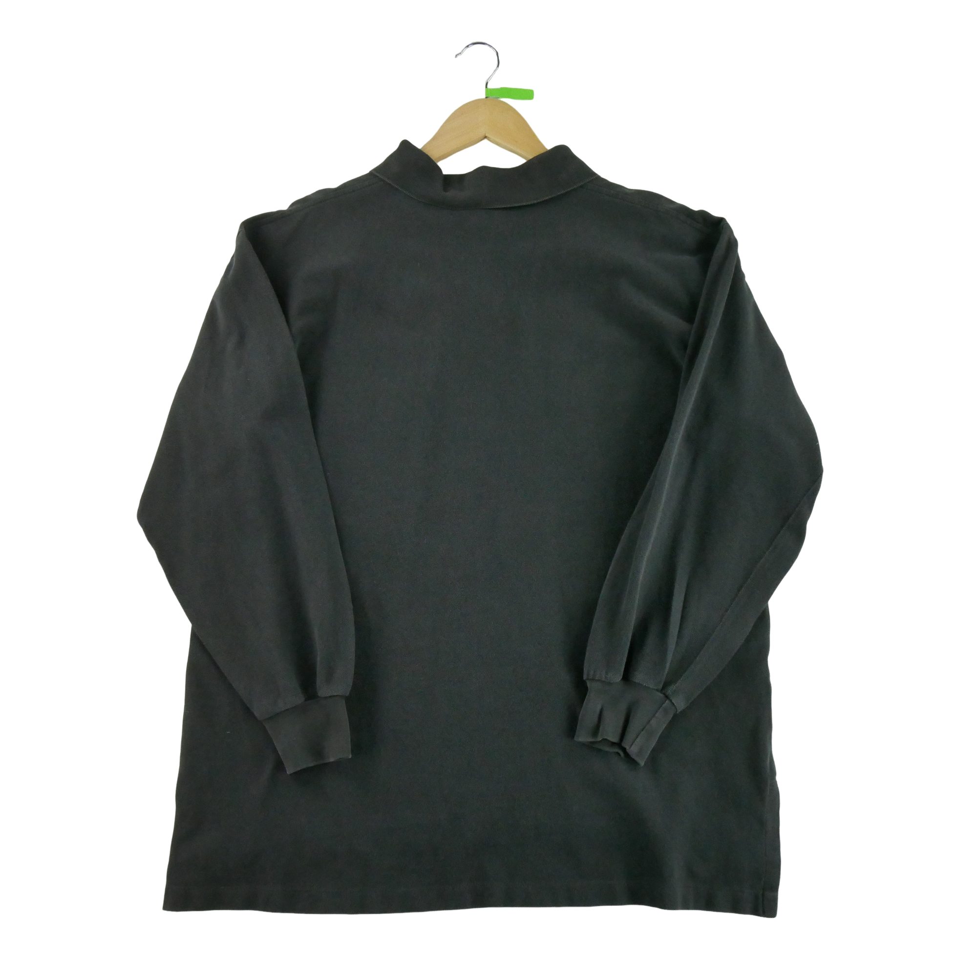 Polo manches longues Homme  Noir 2