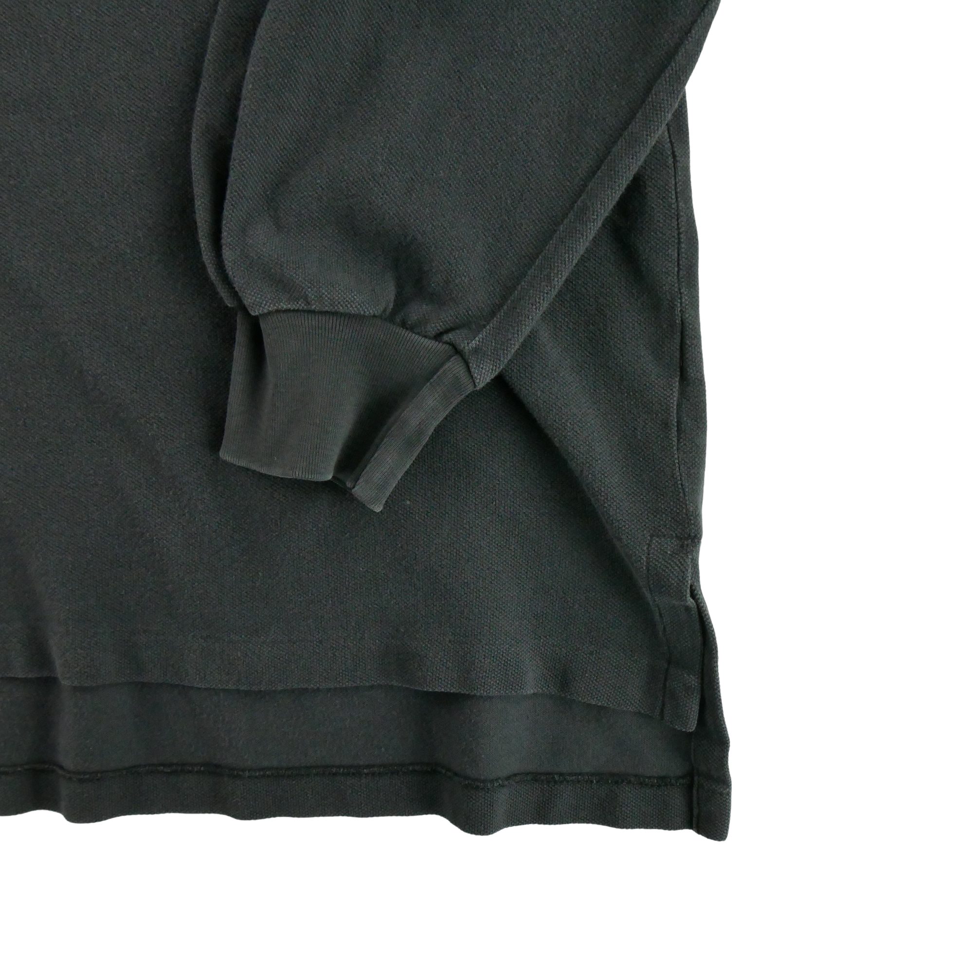 Polo manches longues Homme  Noir 4