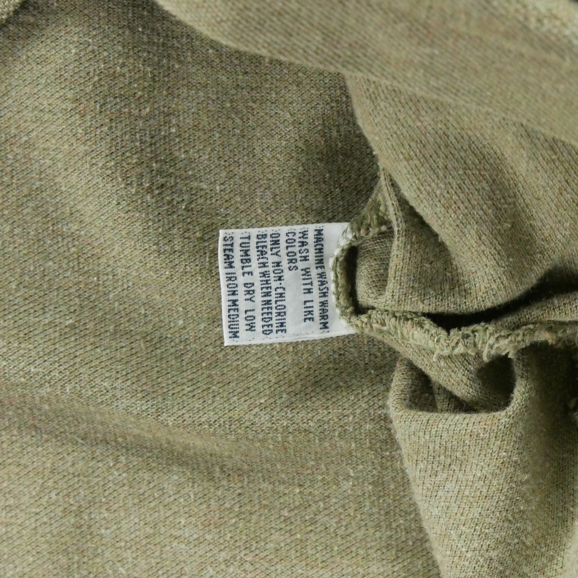 Polo manches longues Homme  Kaki 7