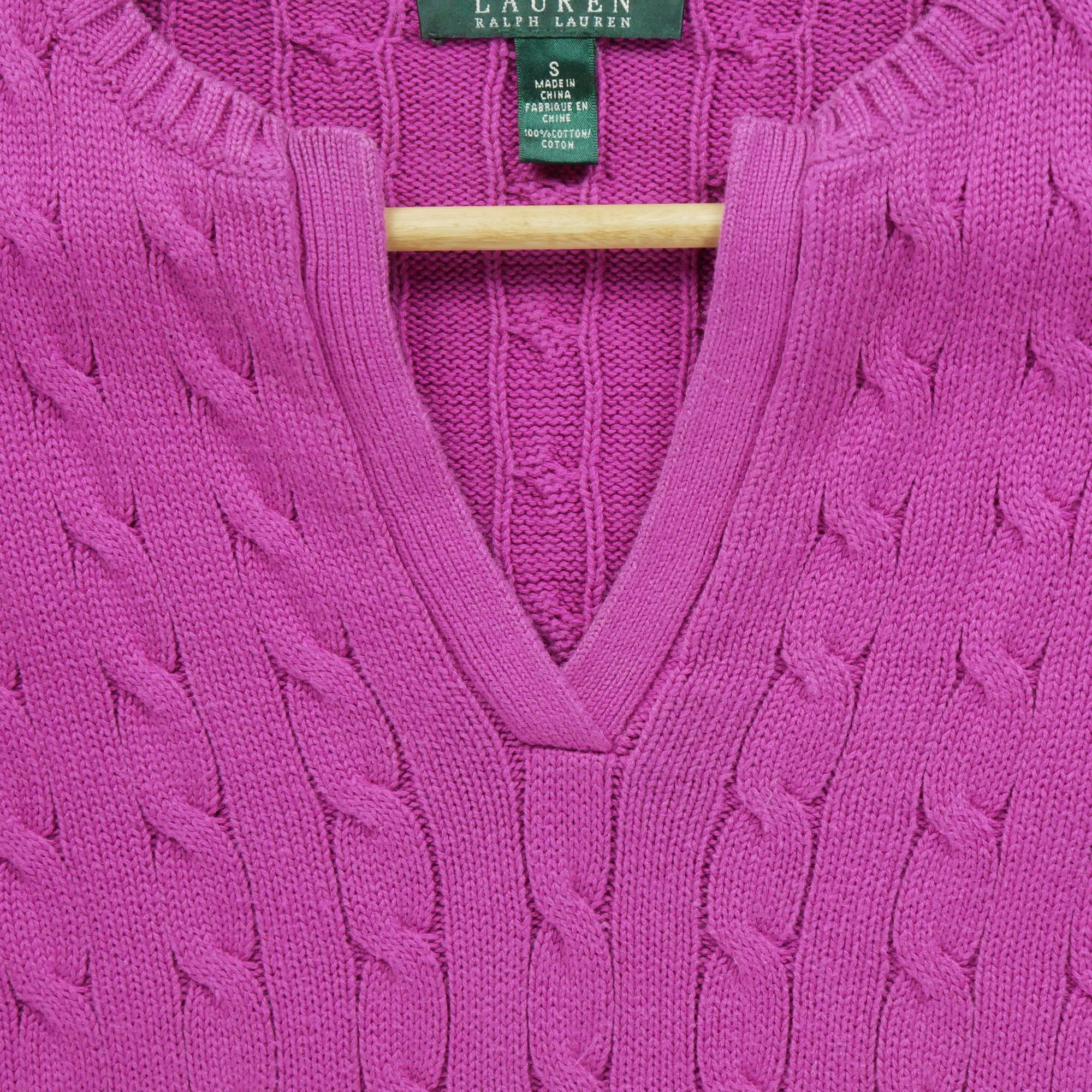 Pull Femme  en maille torsadée Rose 3