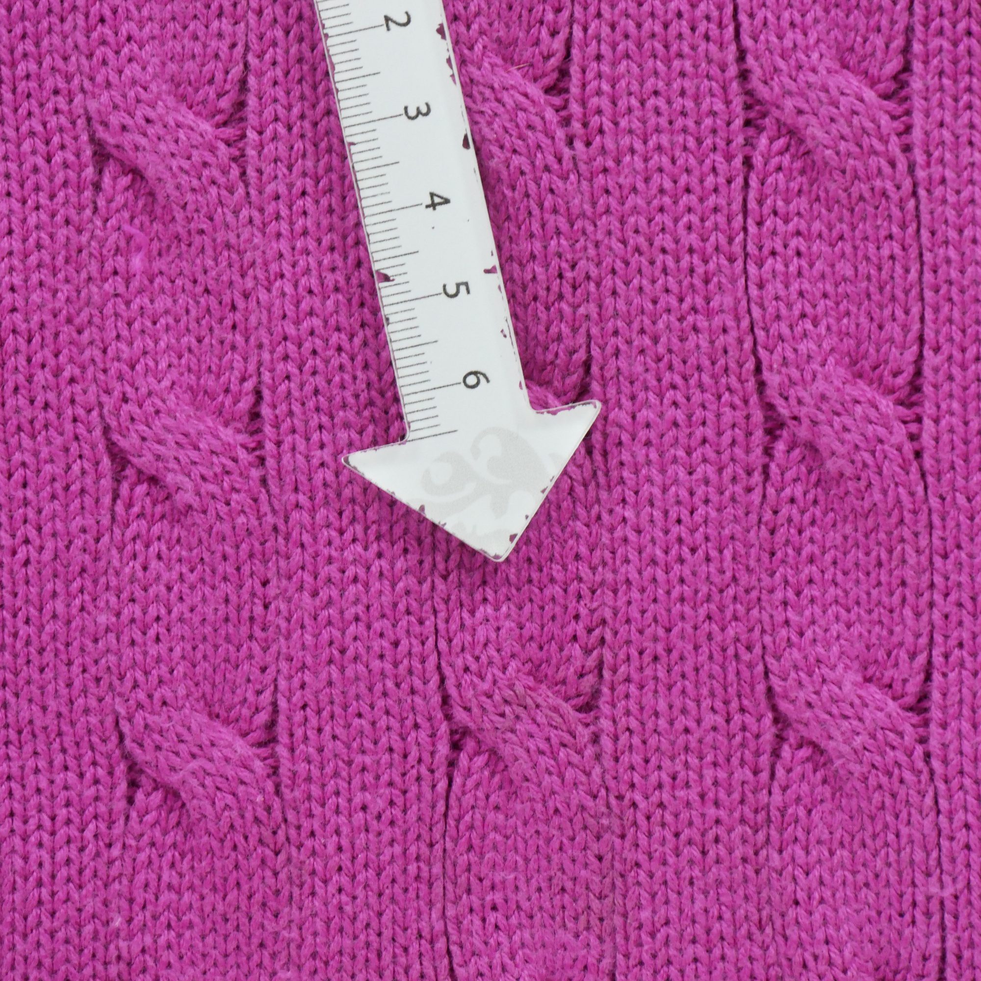 Pull Femme  en maille torsadée Rose 6