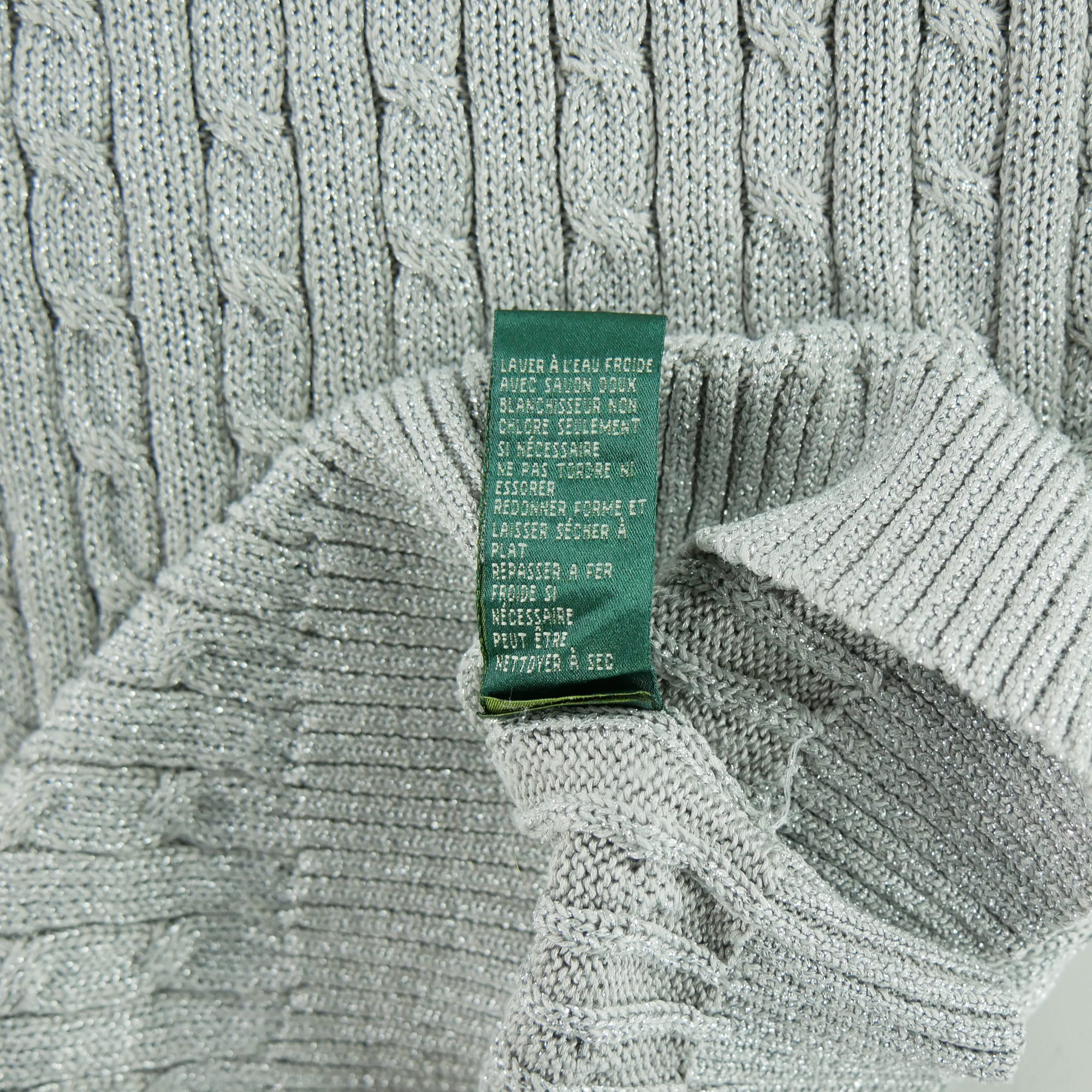 Pull Femme  en soie Argenté 6