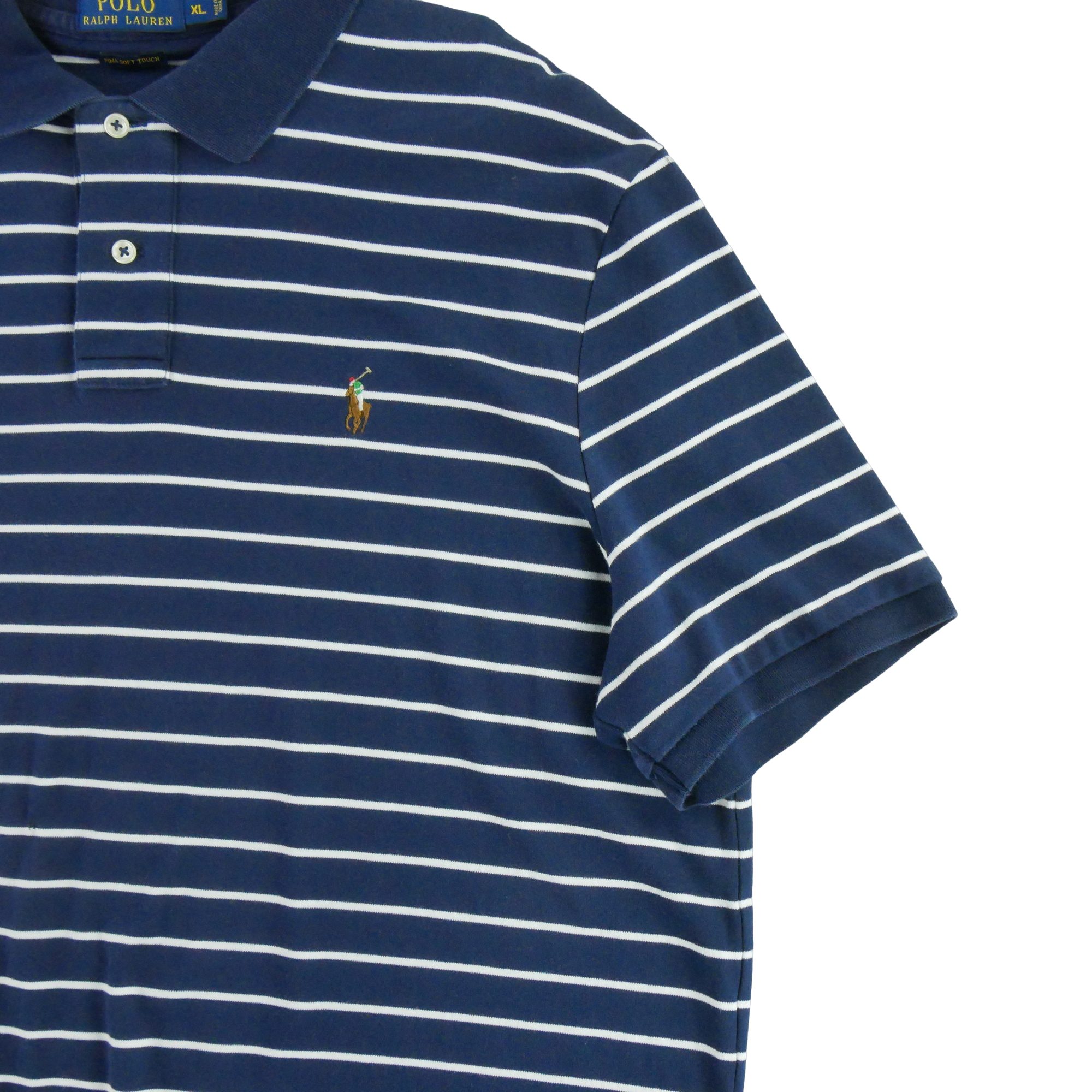 Polo manches courtes Homme  Marine 3