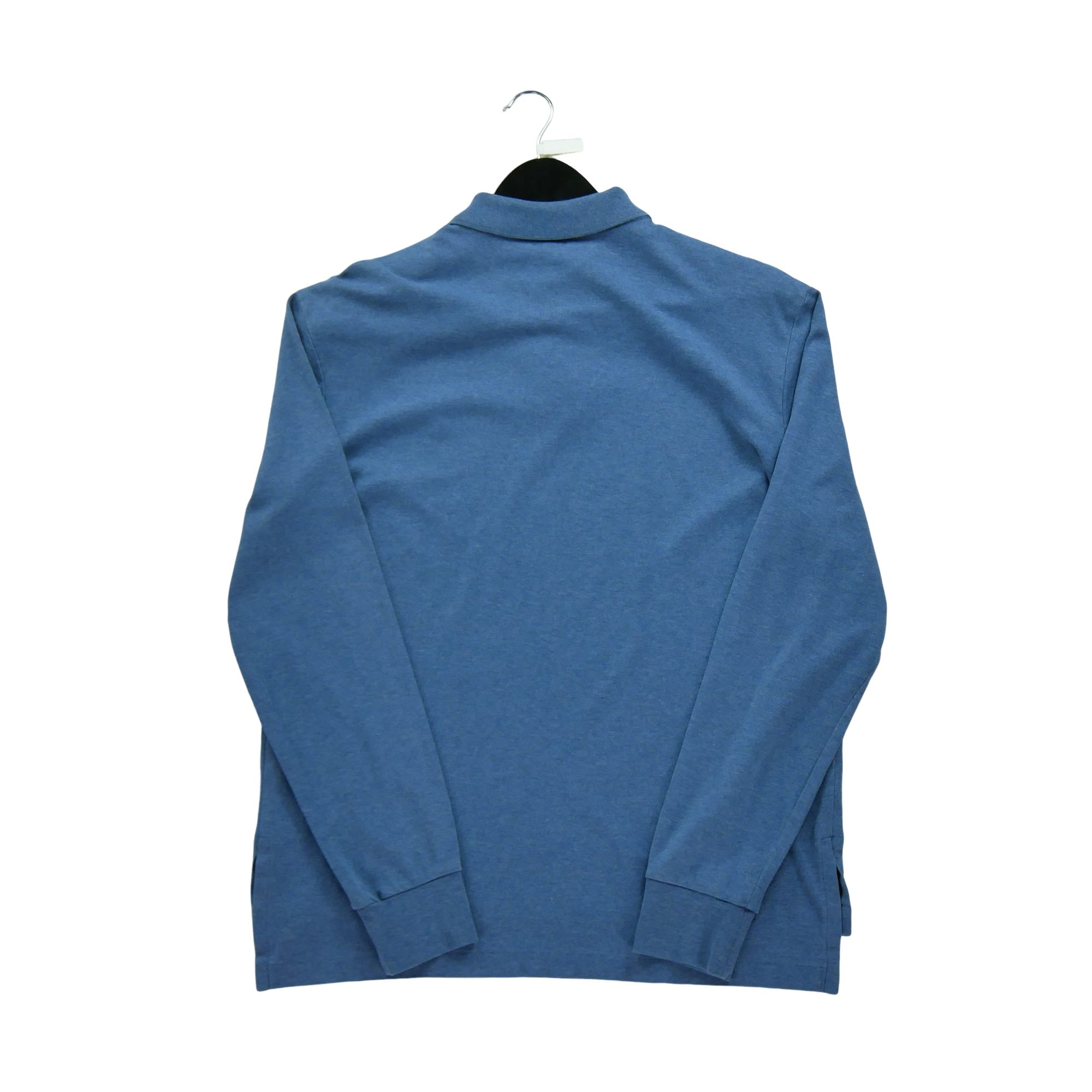 Polo manches longues Homme  Bleu 3