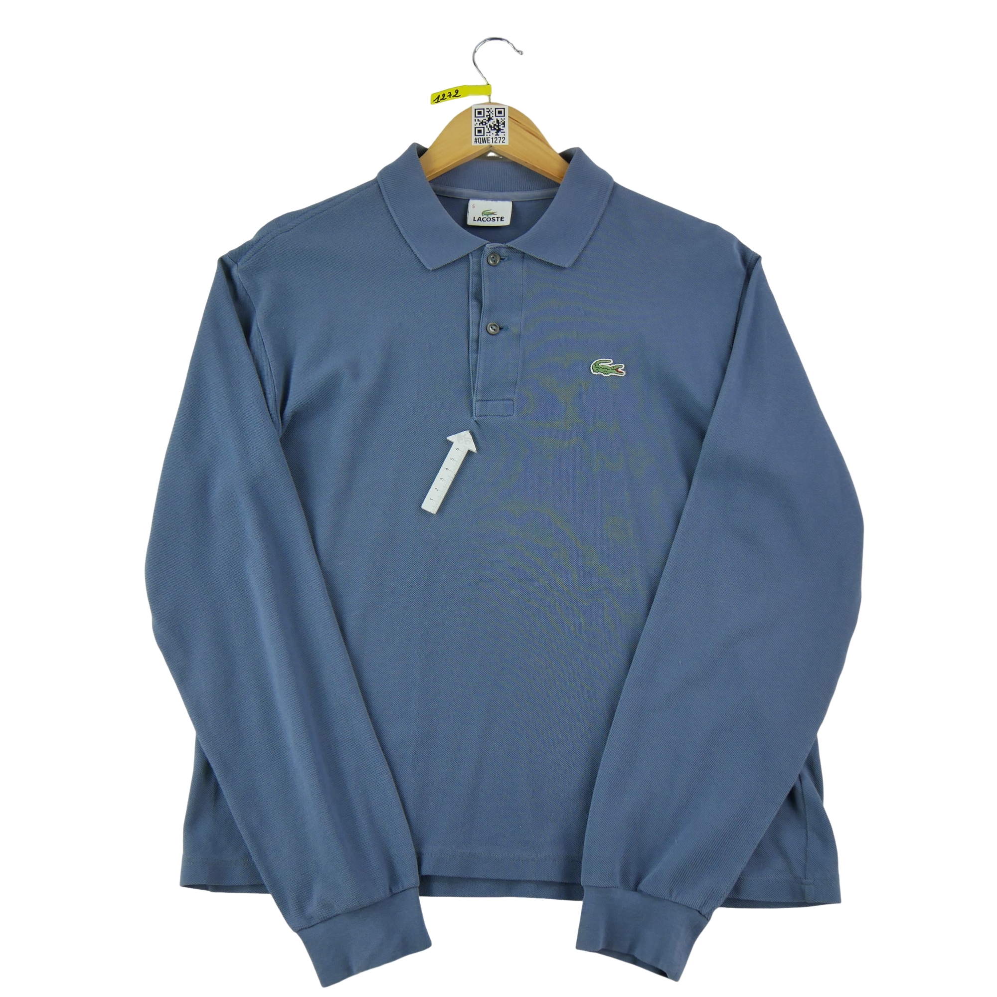 Polo manches longues Homme  Bleu clair 5