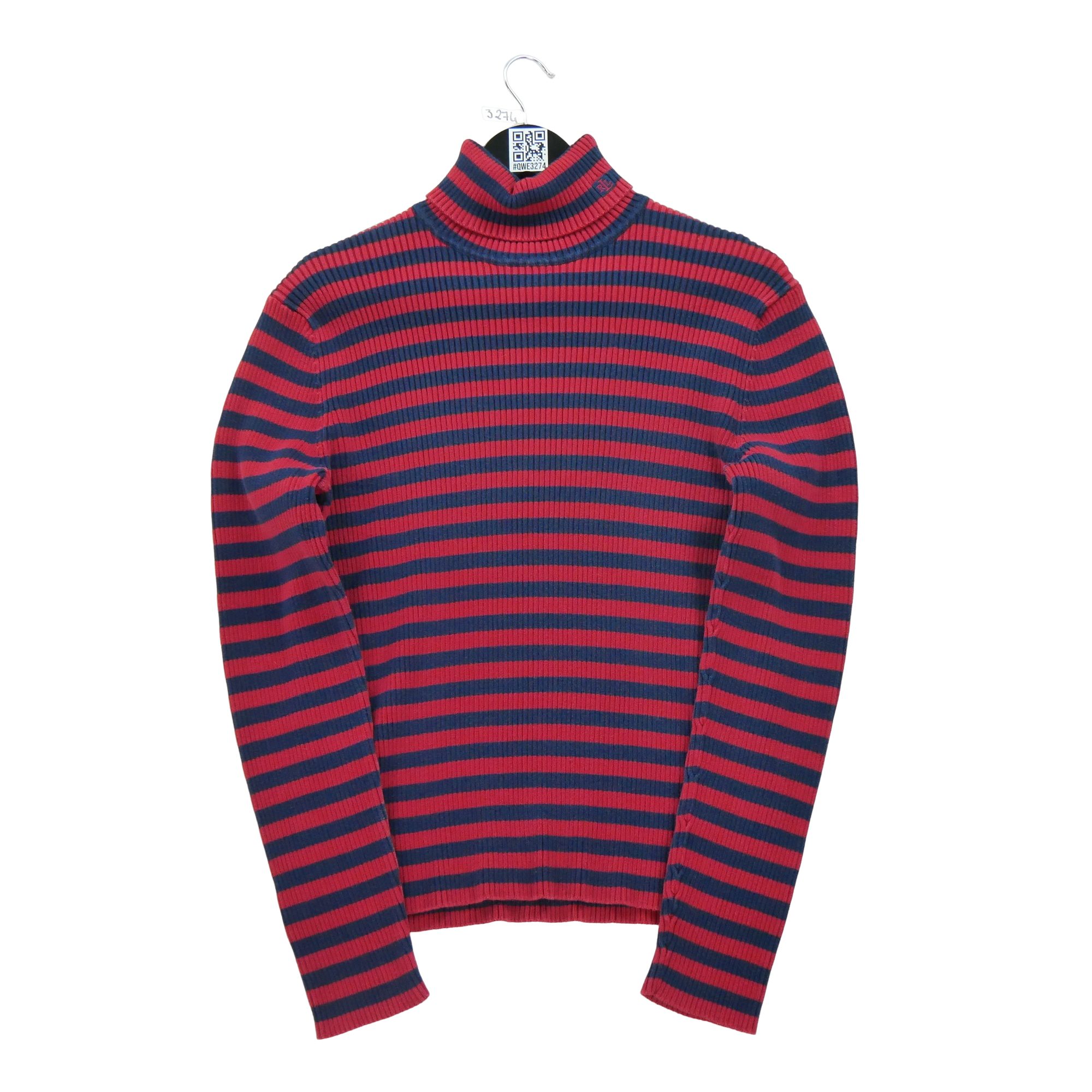 Pull Femme  Col roulé Rouge 1