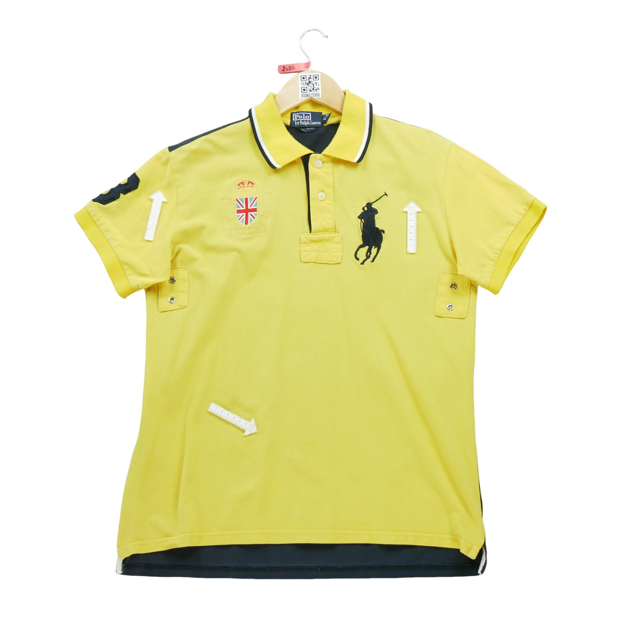Polo manches courtes Homme  Jaune 3