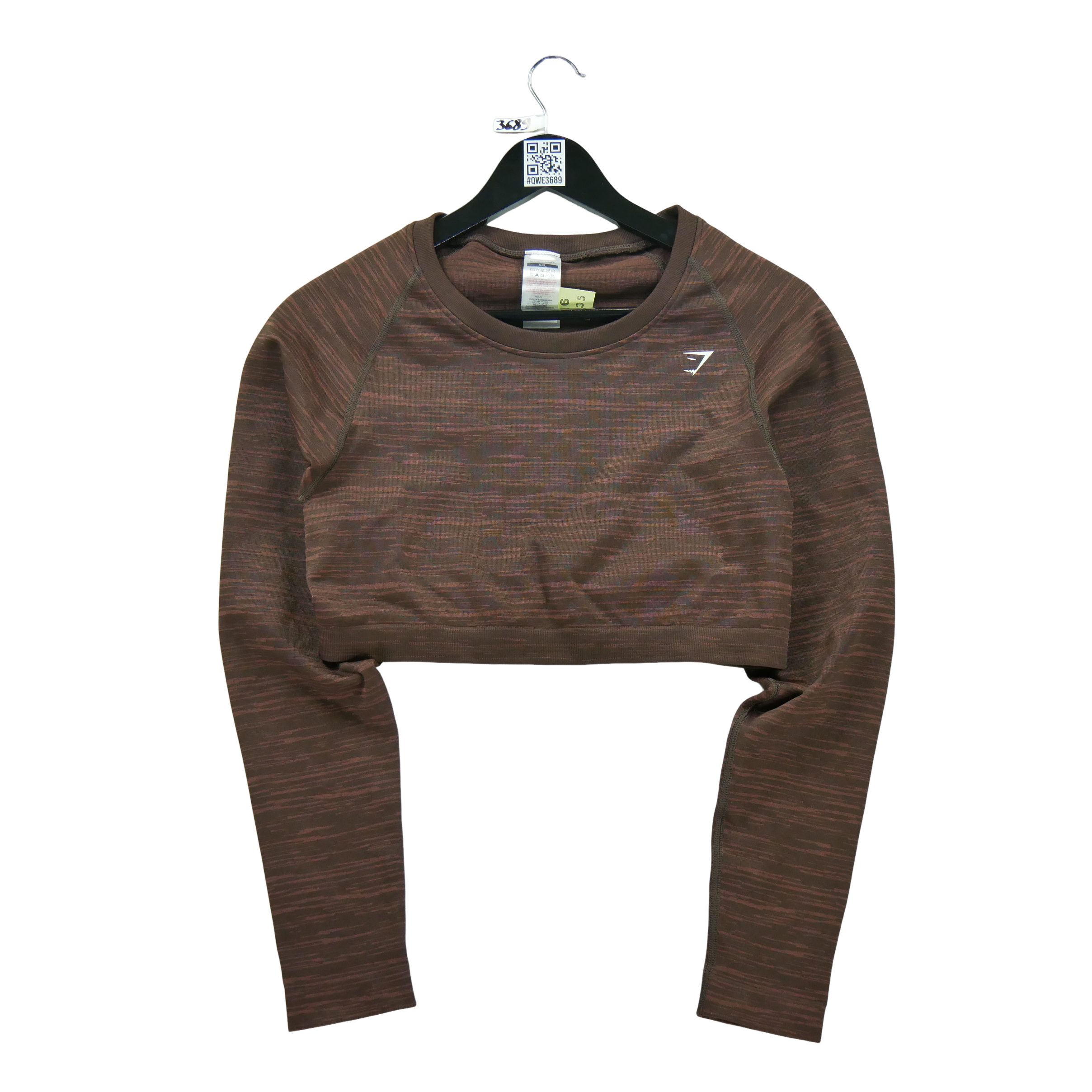 T-shirt Femme  Fitness Yoga Marron 1