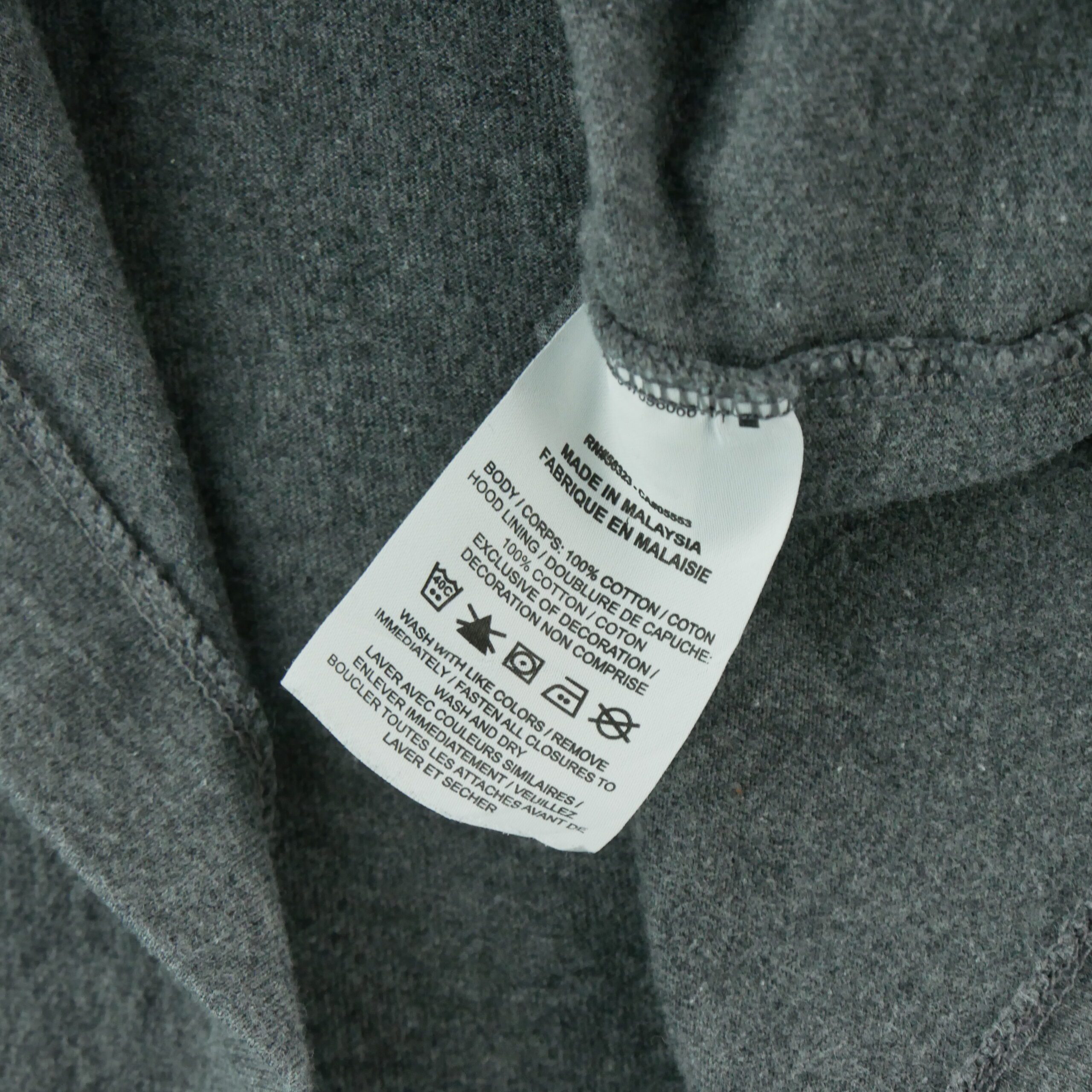 Sweat à capuche Femme  full-zip Gris 7
