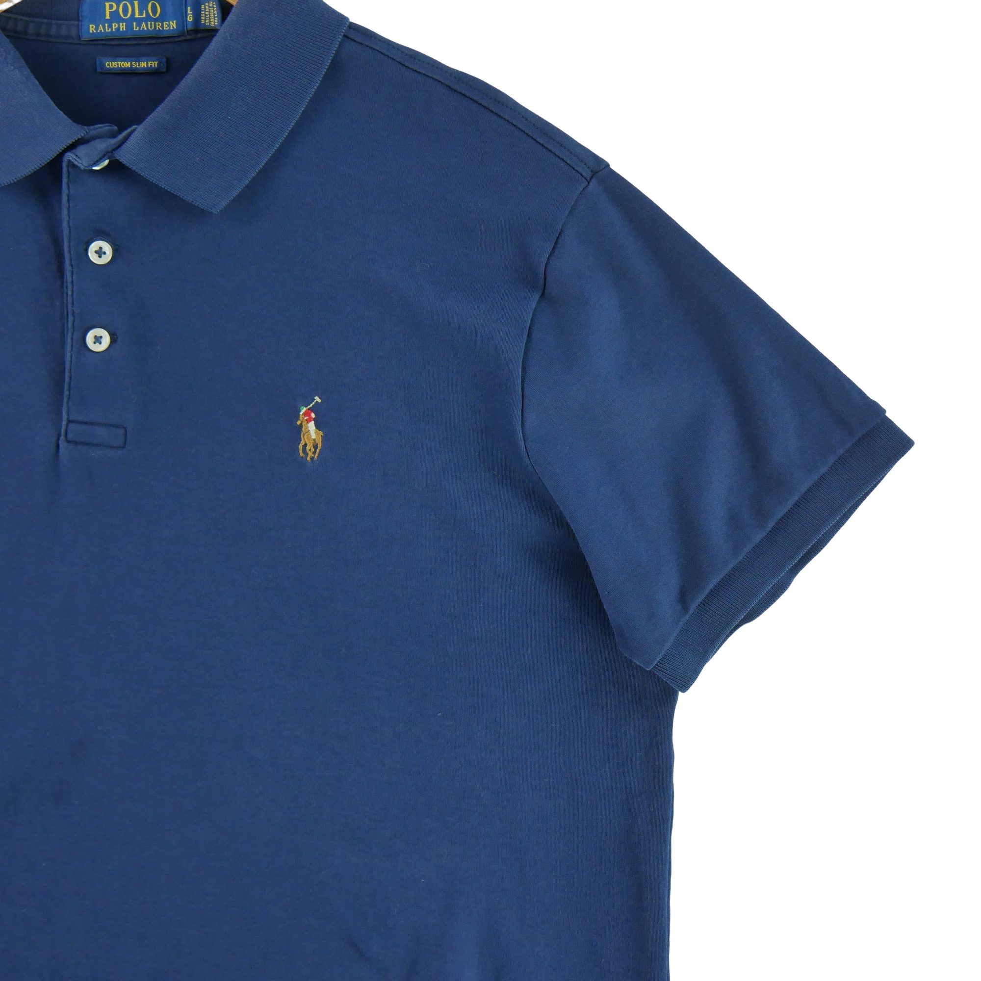 Polo manches courtes Homme  Marine 4