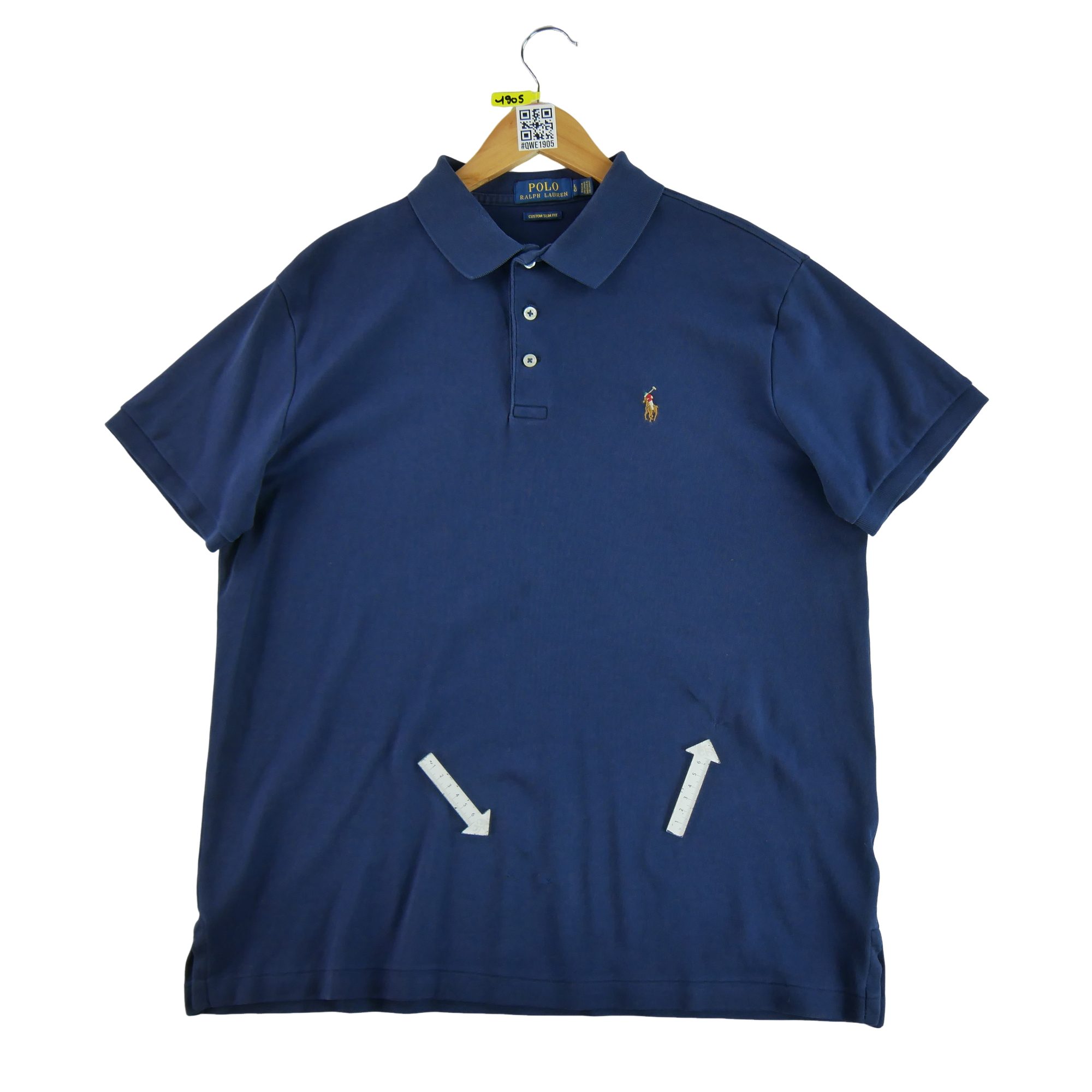 Polo manches courtes Homme  Marine 5