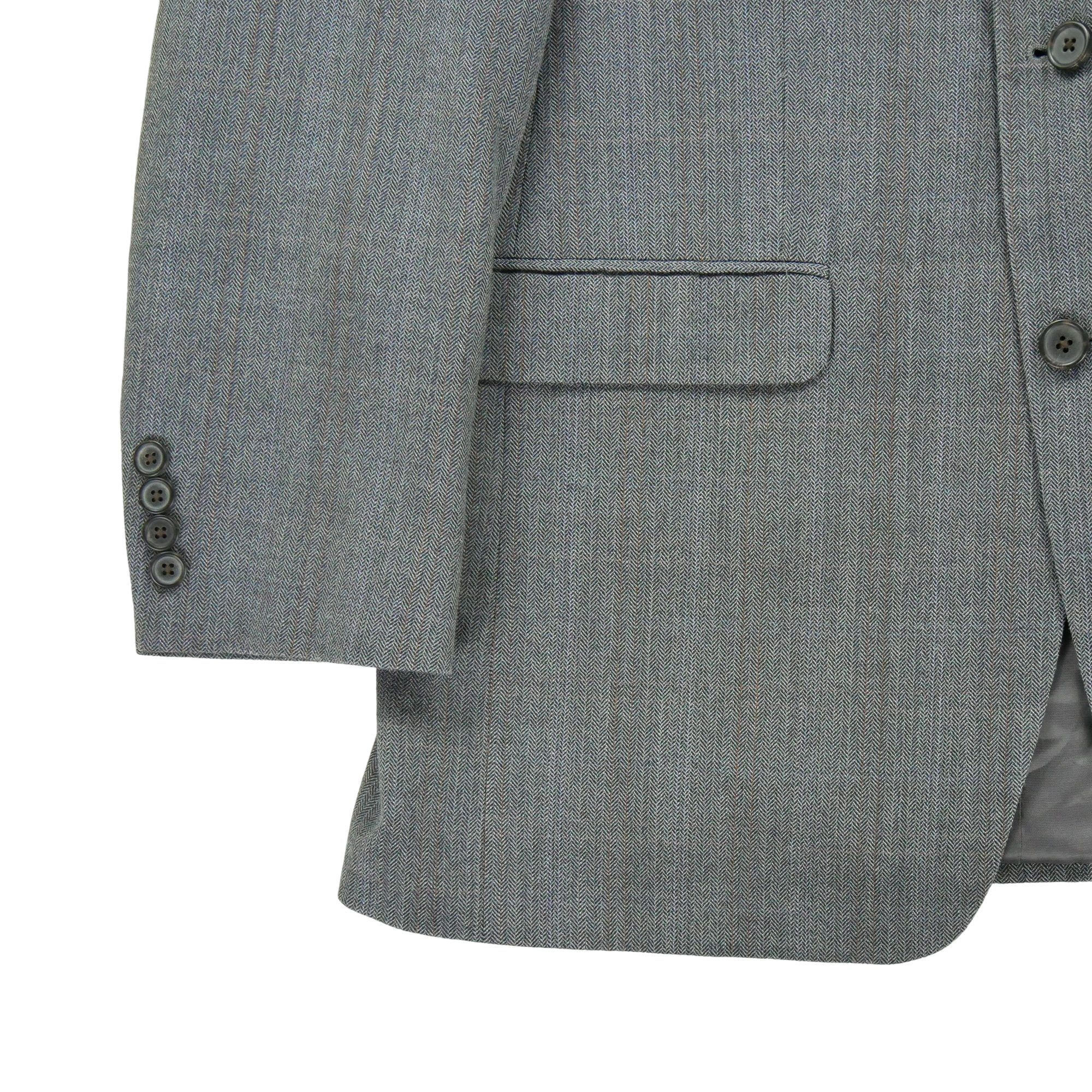 Veste Homme  en soie et laine Gris 5