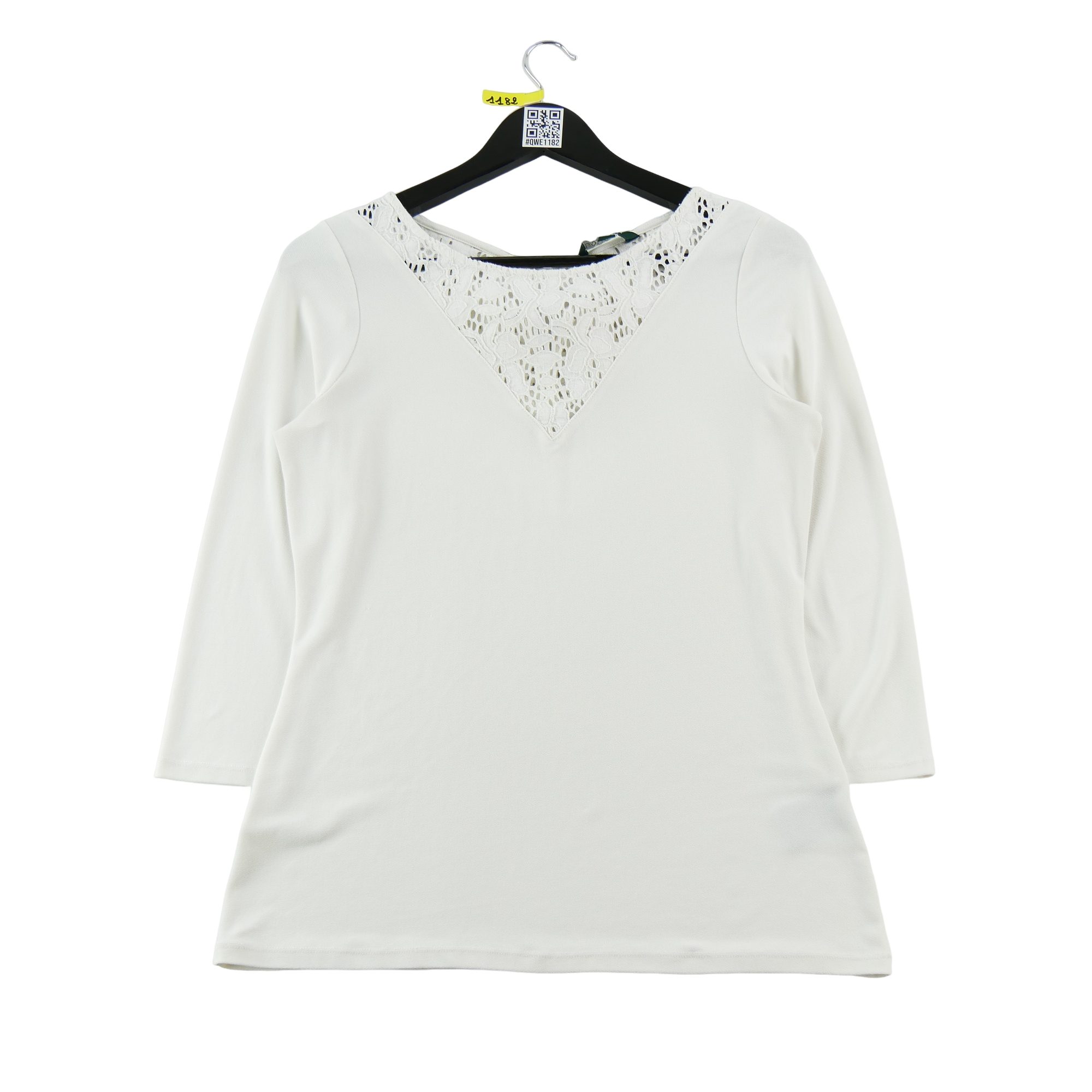 T-shirt manches longues Femme  Blanc 1