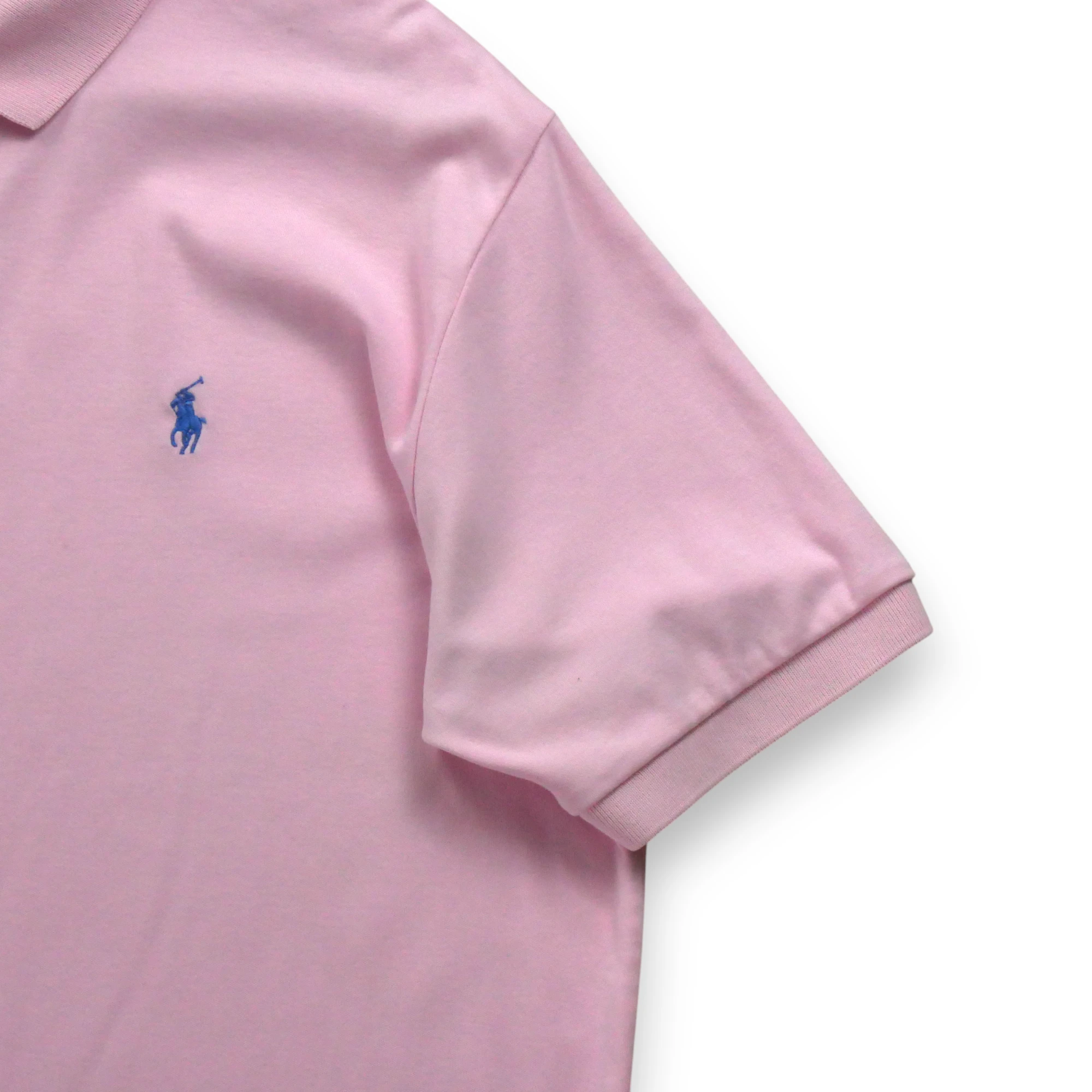 Polo manches courtes Homme  Rose 4