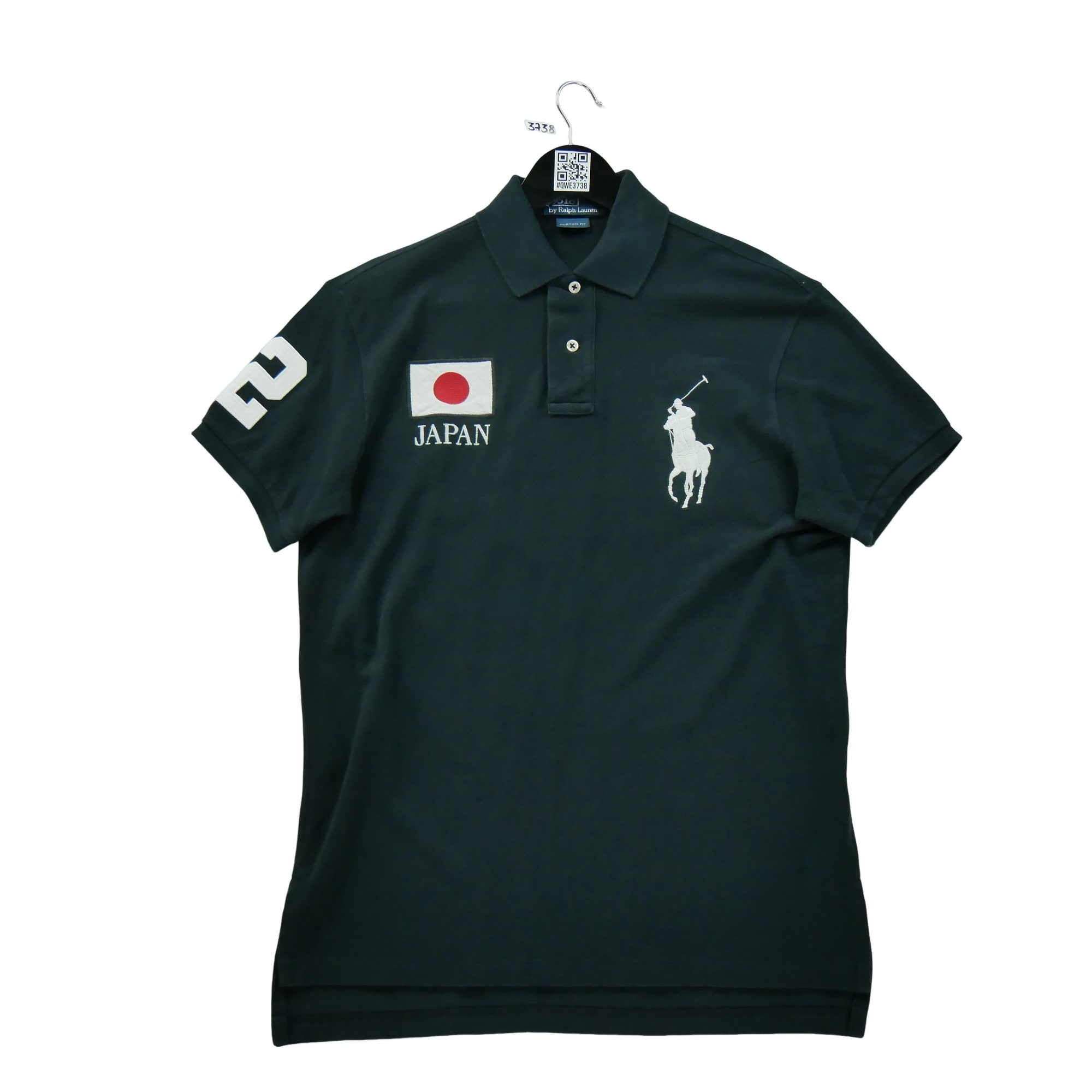 Polo manches courtes Homme  Japan Noir 2