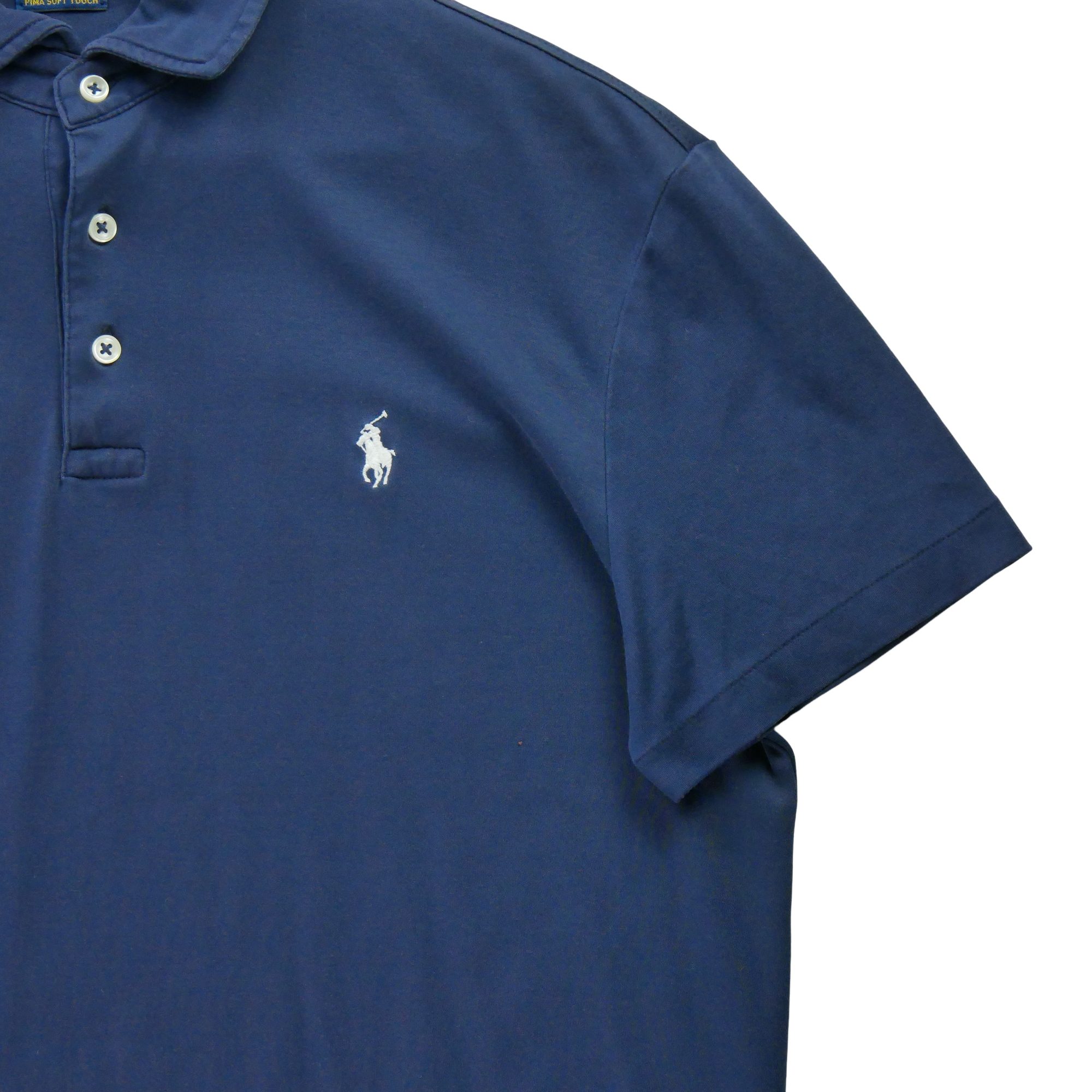 Polo manches courtes Homme  Marine 4