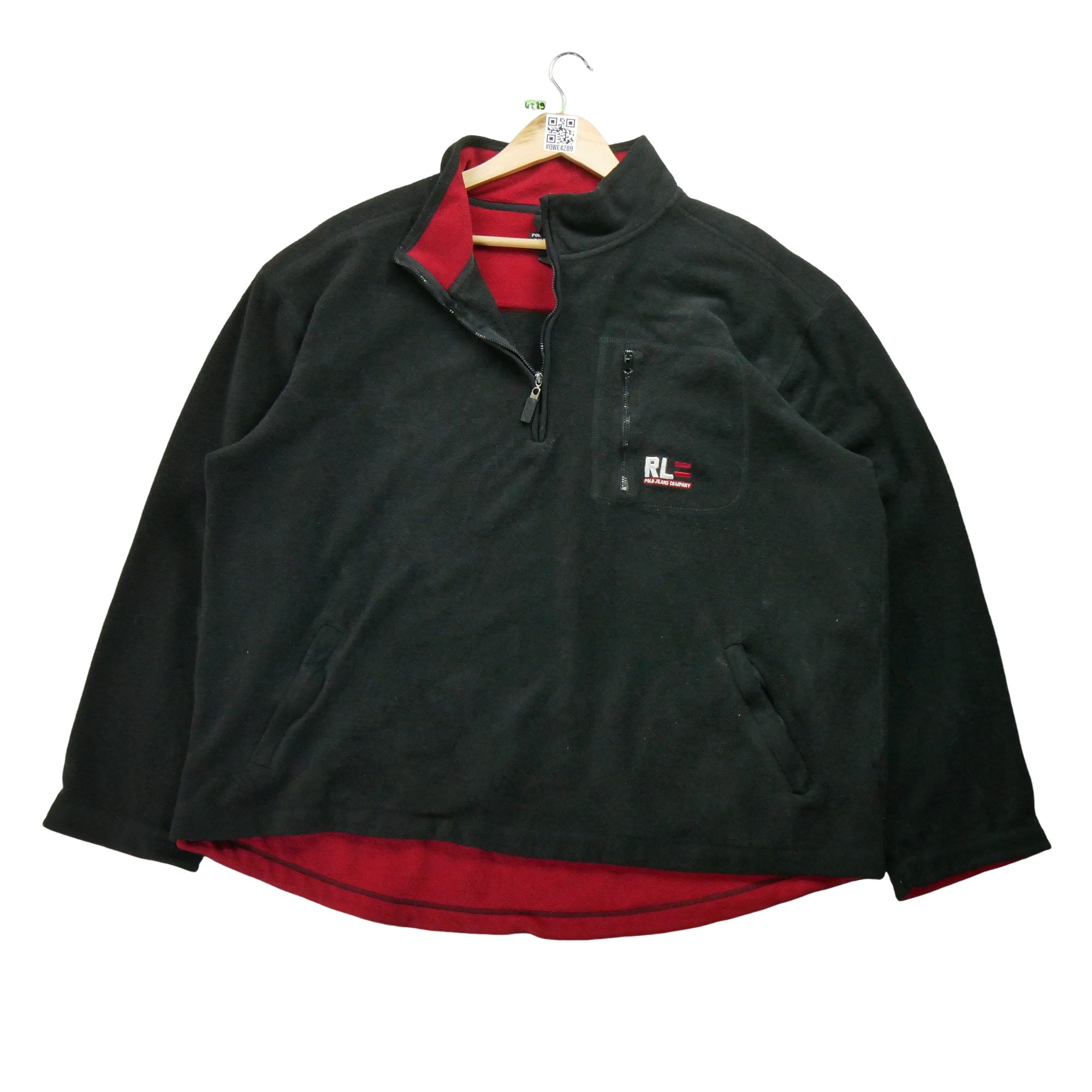 Pull polaire Homme  Vintage Noir 1