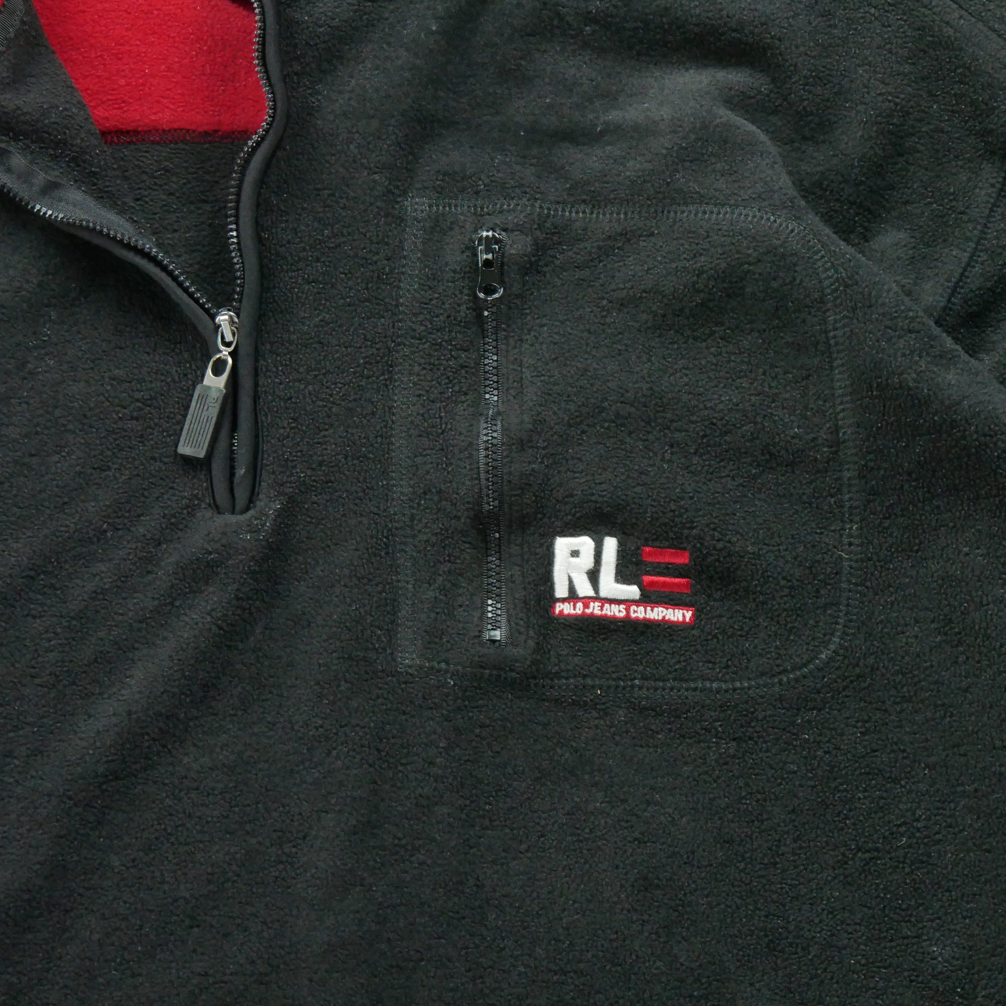 Pull polaire Homme  Vintage Noir 3
