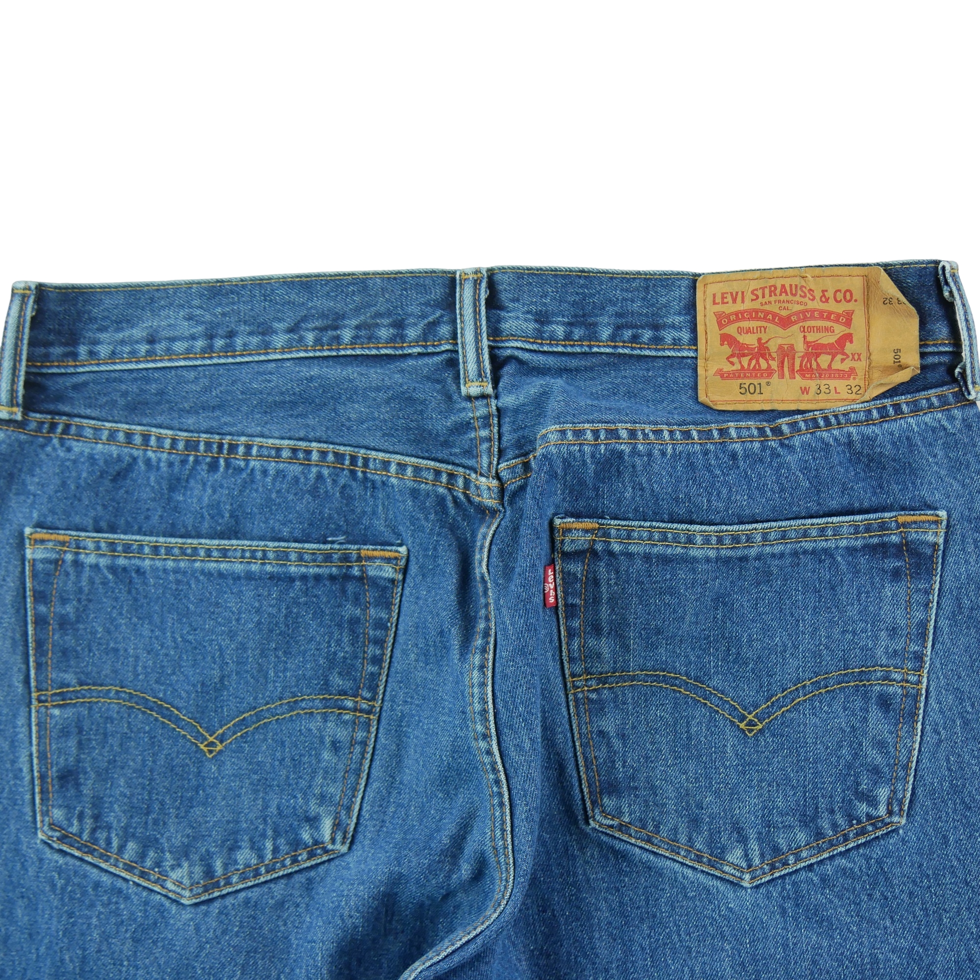Jean Homme Levis 501 Bleu 4