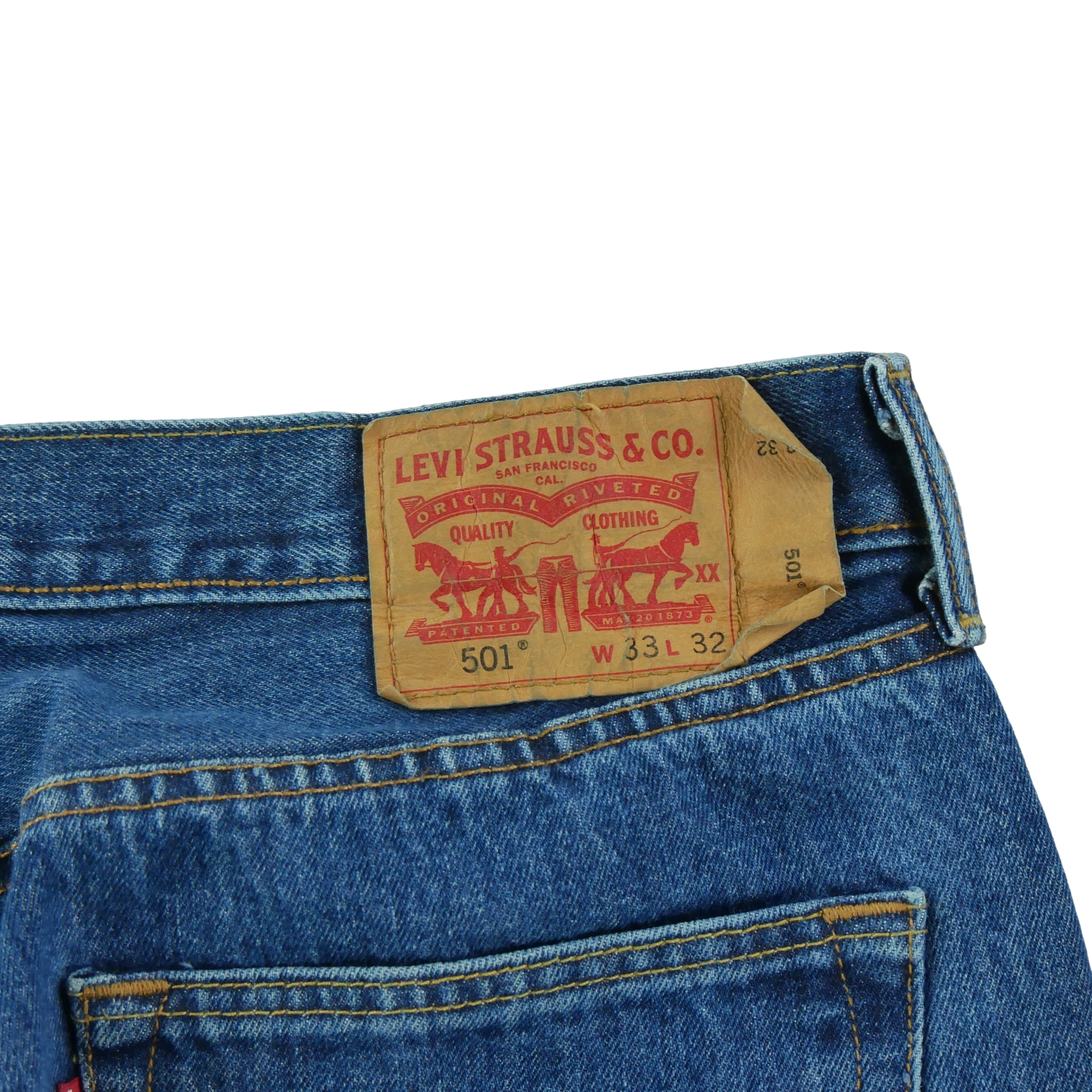 Jean Homme Levis 501 Bleu 6