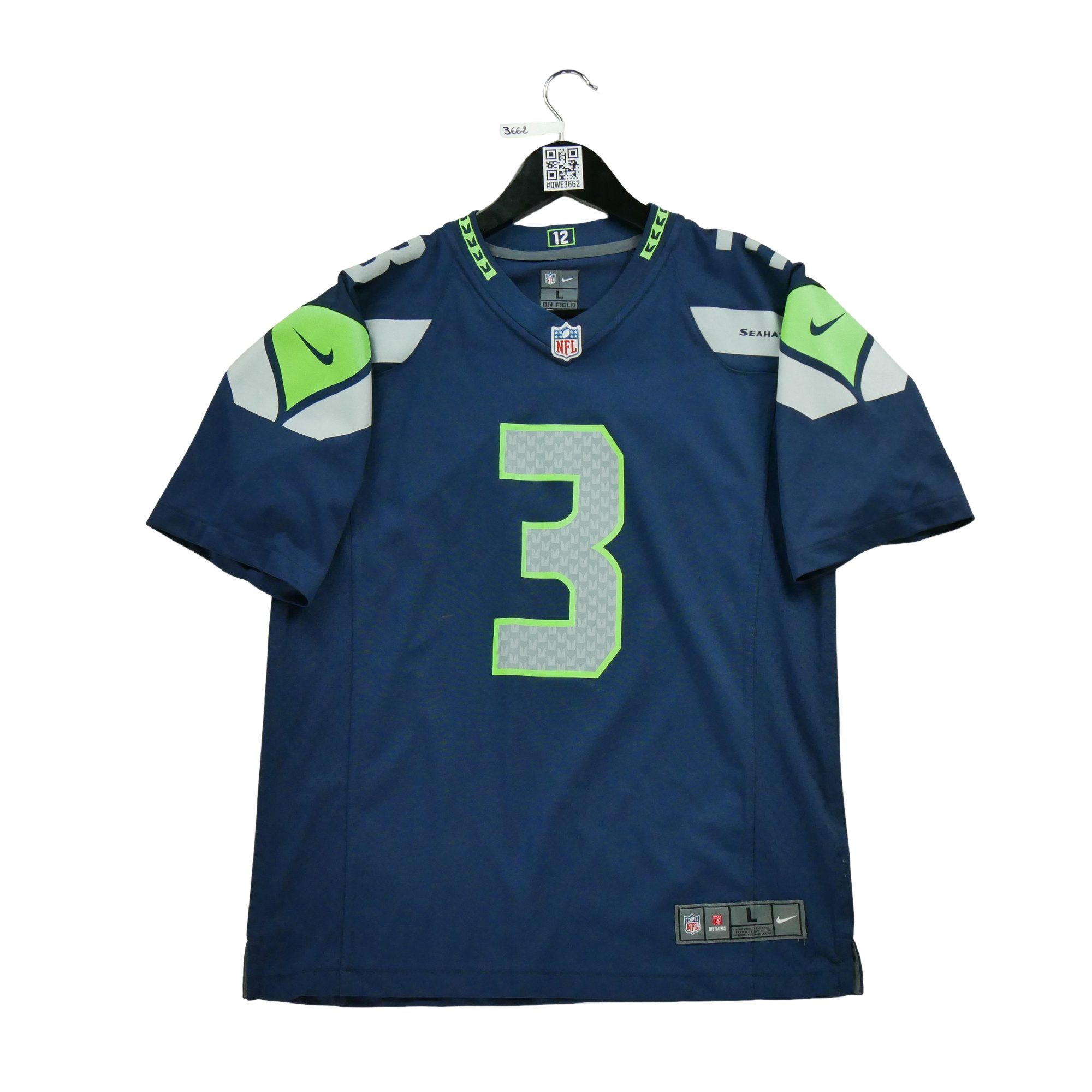 Maillot Homme NFL Seattle Seahawks Marine 1