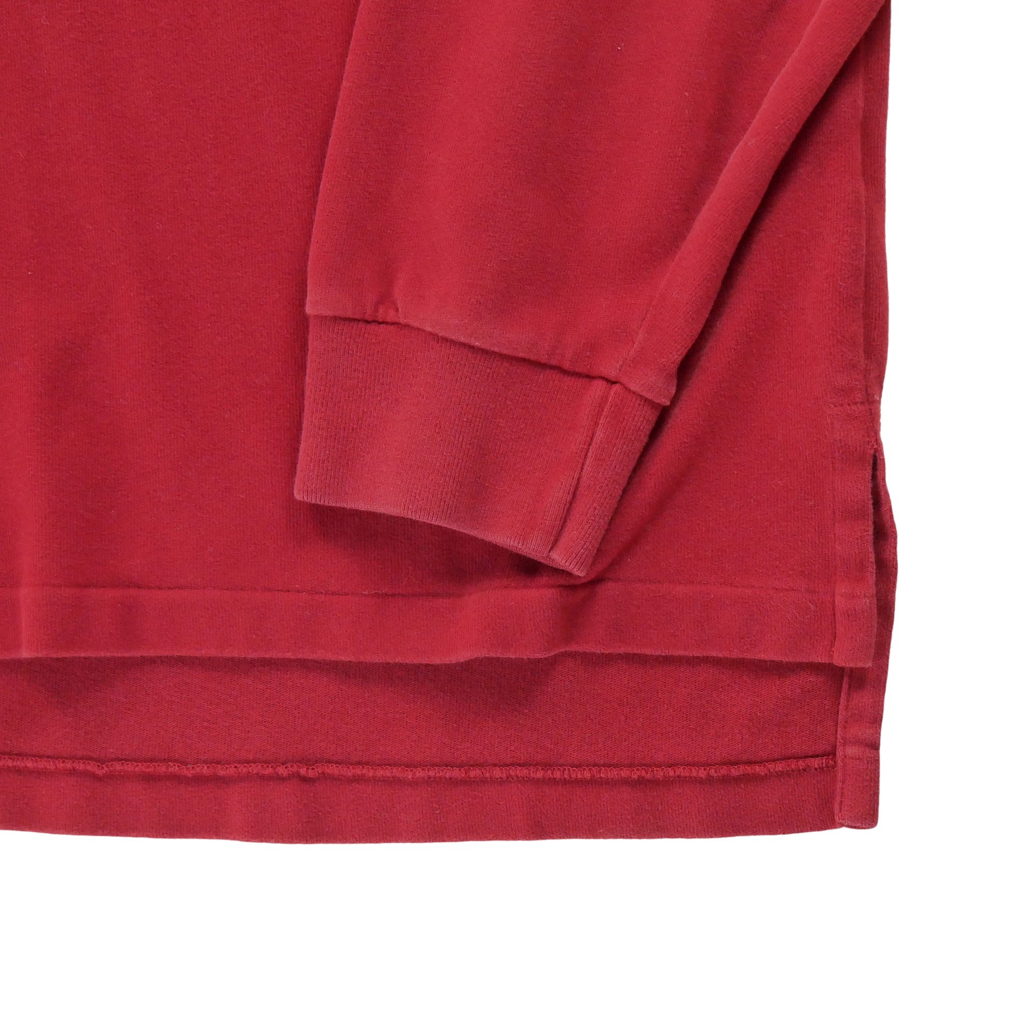 Polo manches longues Homme  Rouge 4