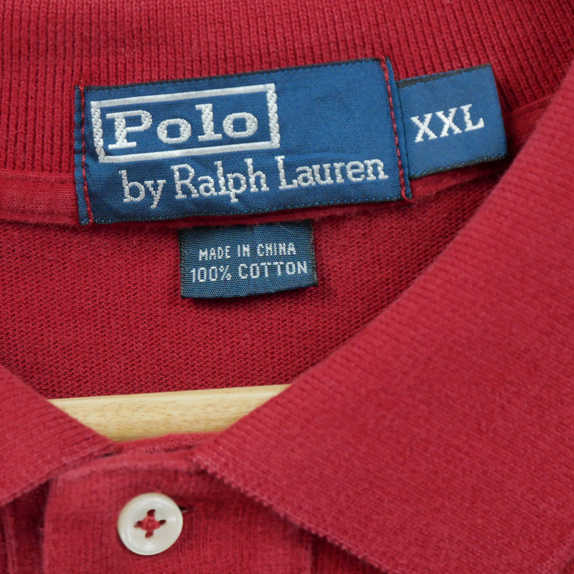 Polo manches longues Homme  Rouge 7