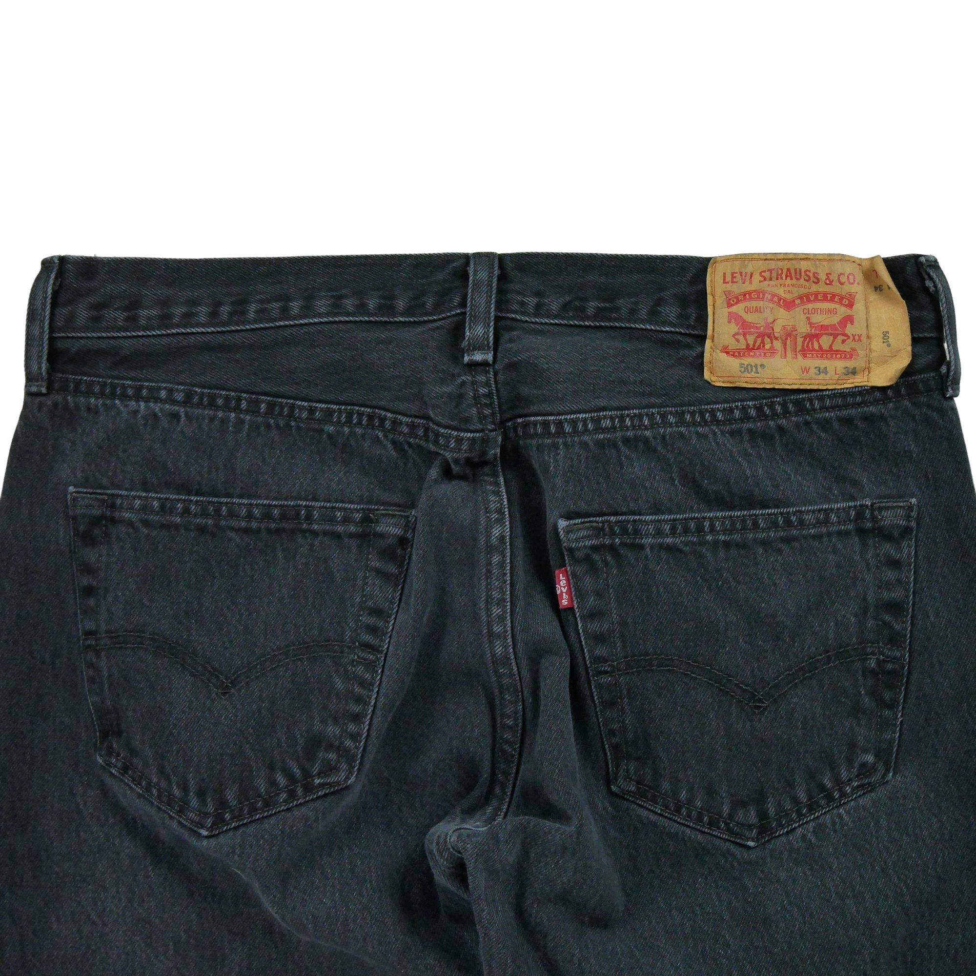 Jean Homme Levis 501 Noir 4