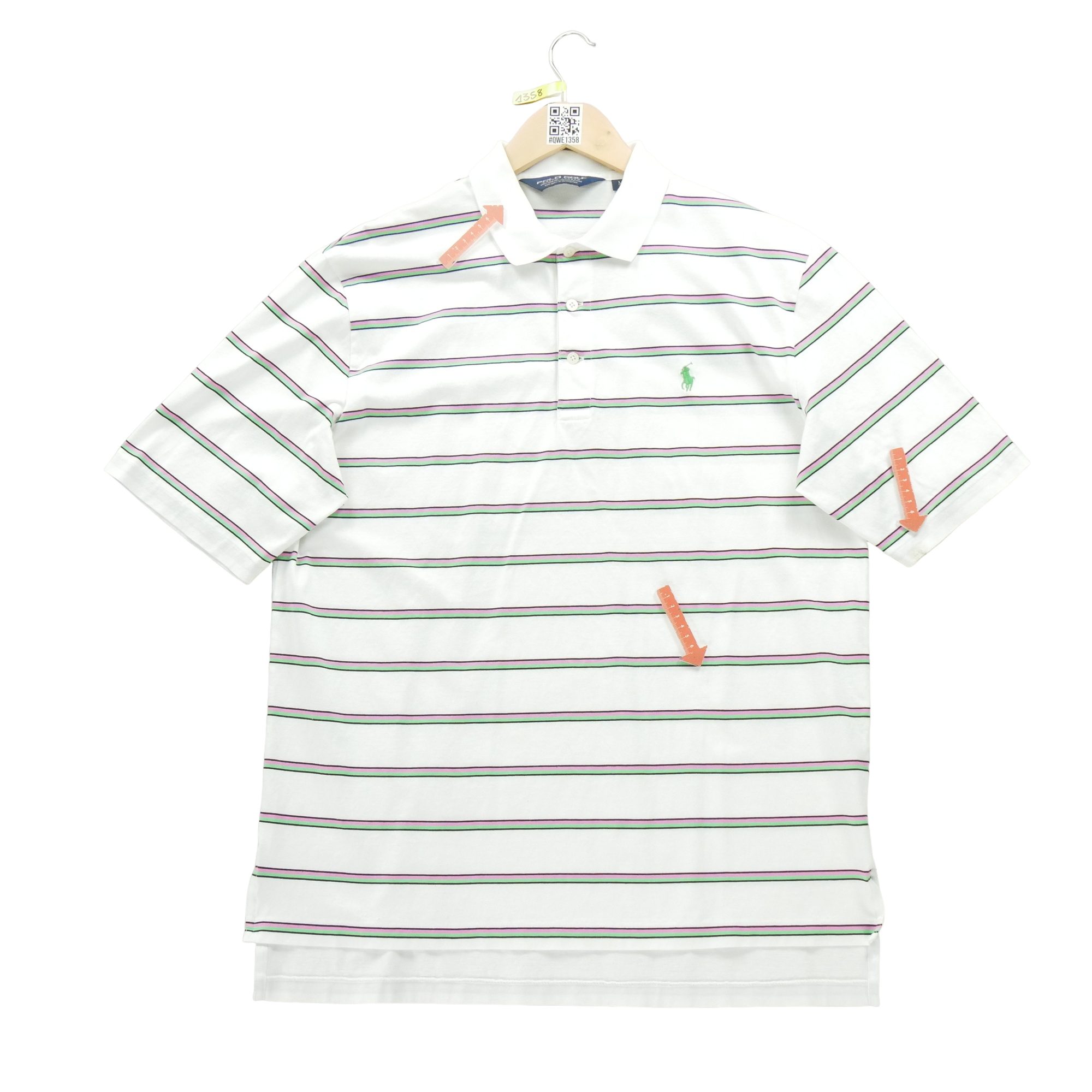 Polo manches courtes Homme  Blanc 4